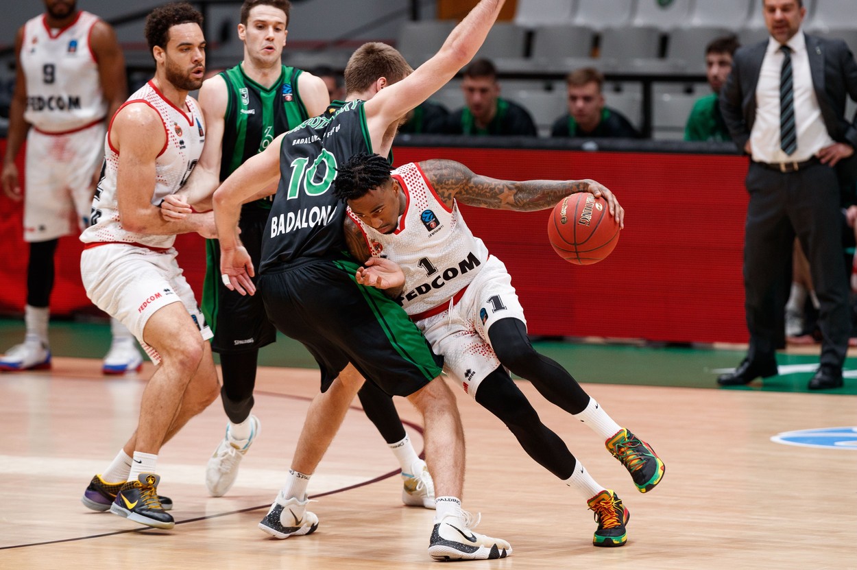 Club Joventut Badalona v AS Monaco - Eurocup Day 7, Barcelona, Spain - 26 Jan 2021