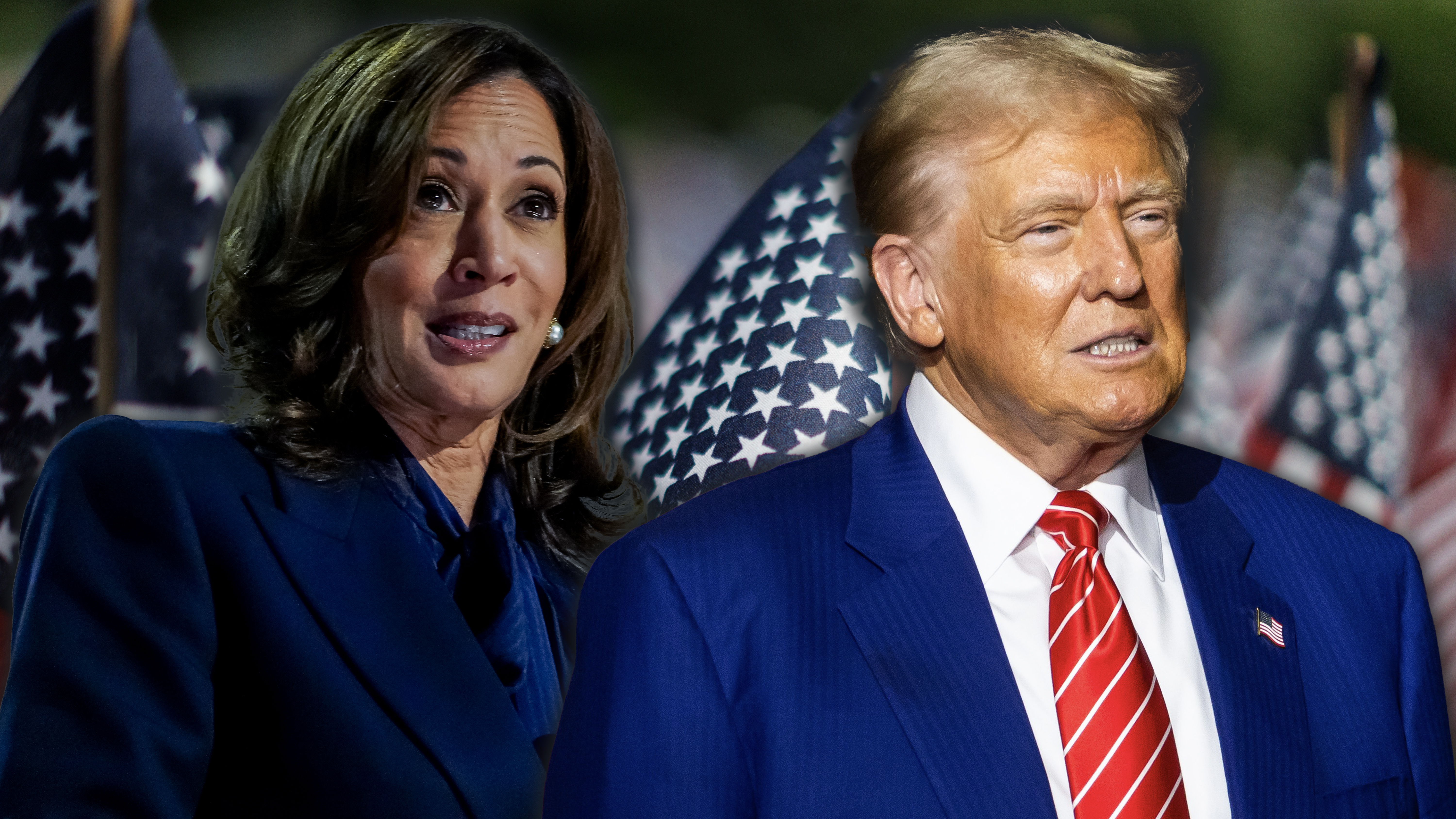 Volunteers plant flags for Memorial Day Flag Garden on Boston Common