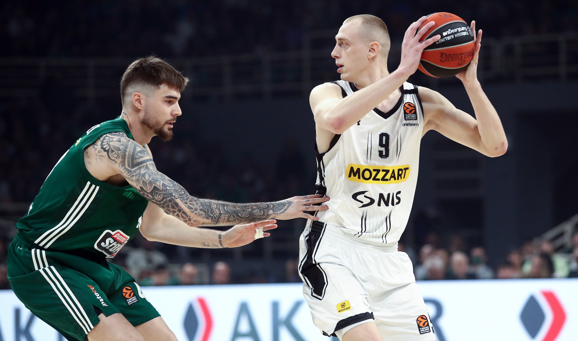 Panathinaikos - Partizan, Euroleague basketball, Athens, Greece Jan. 19, 2024.
photo: Pedja Milosavljevic/STARSPORT