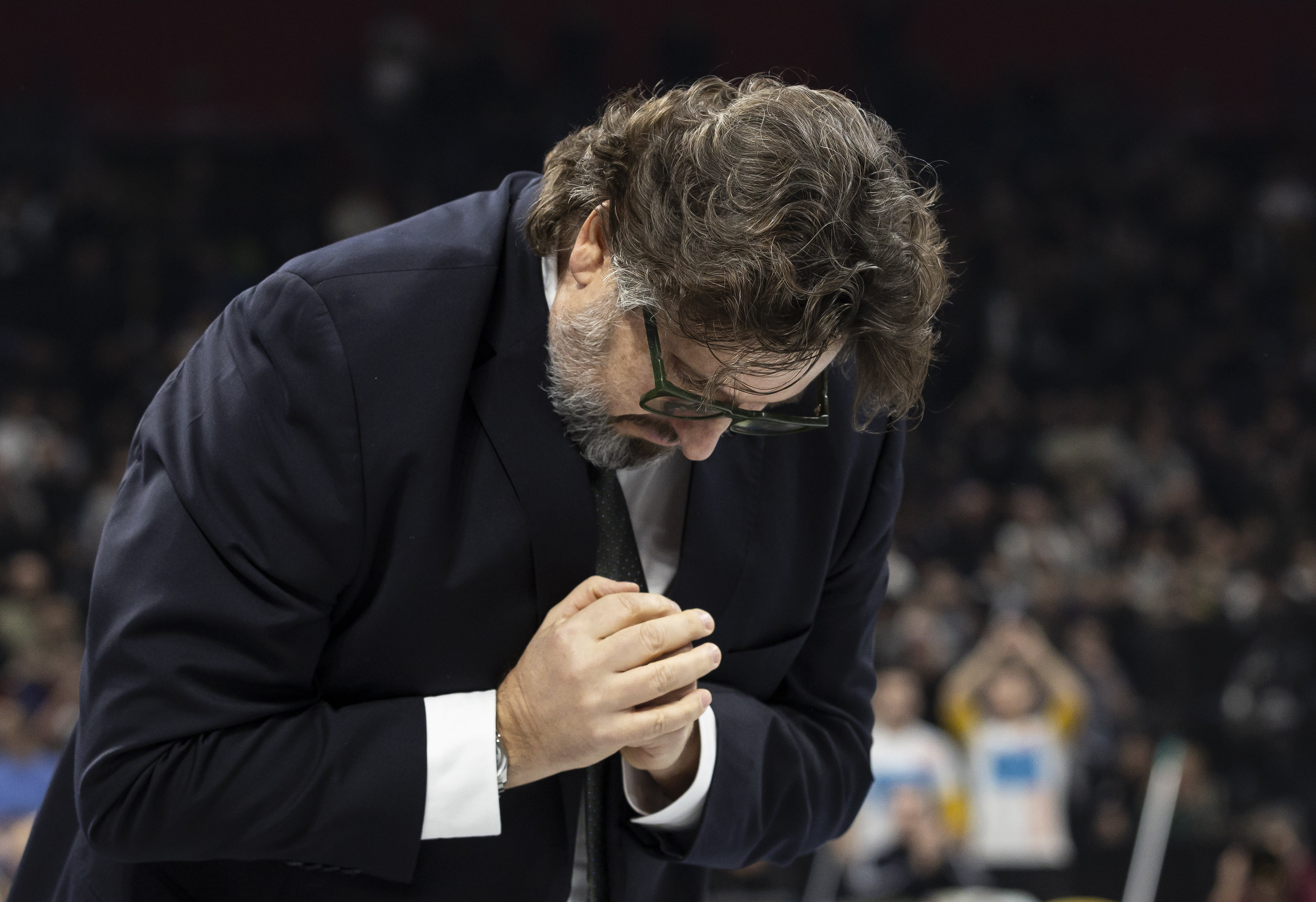 during the 2023/2024 Turkish Airlines EuroLeague match between Partizan Mozzart Bet Belgrade and Zalgiris Kaunas at Stark Arena on January 26, 2024 in Belgrade, Serbia. (Photo by Srdjan Stevanovic/Starsport.rs ©)