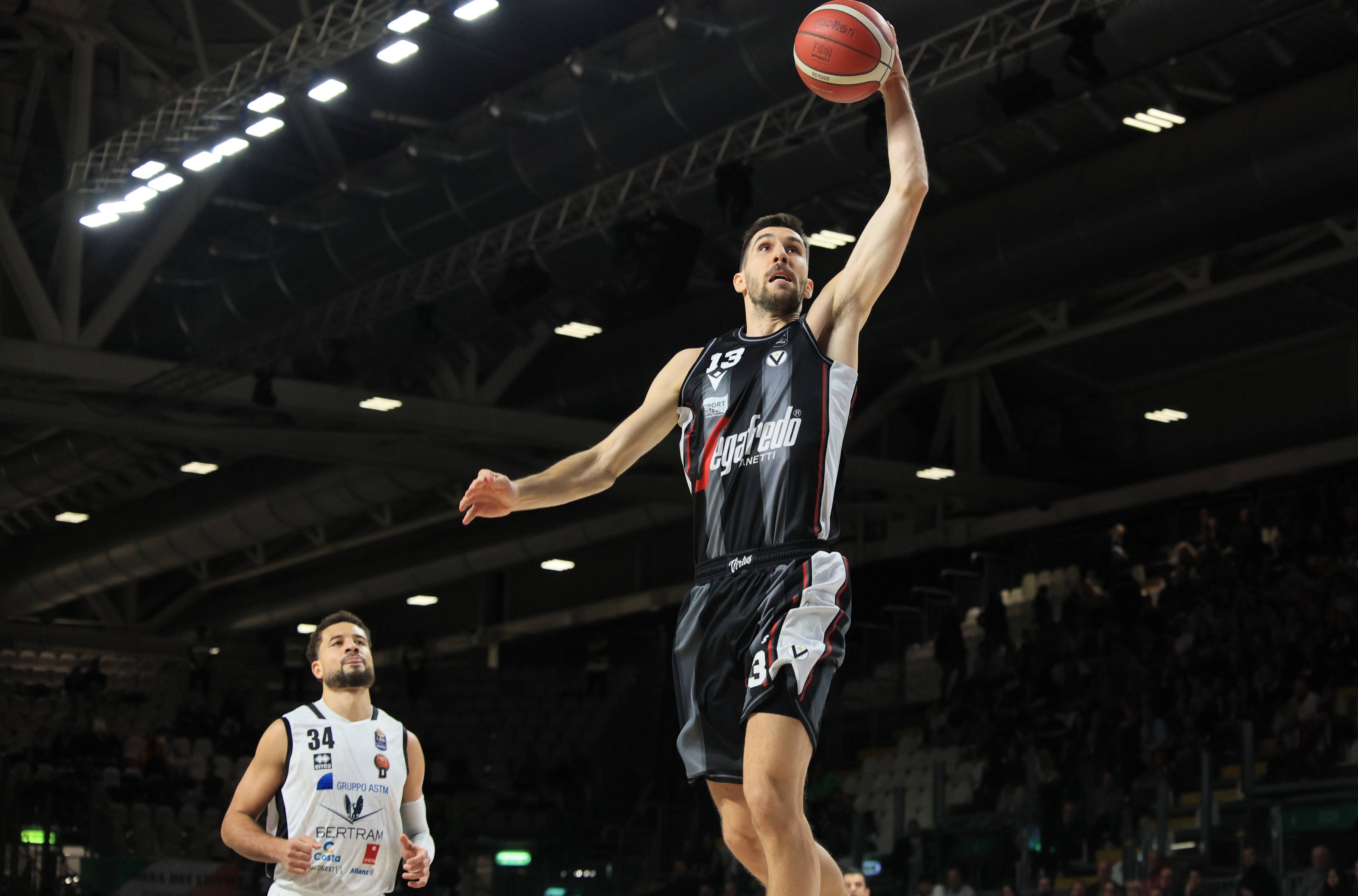 Italian Basketball Serie A match - Virtus Segafredo Bologna vs Bertram Derthona Tortona