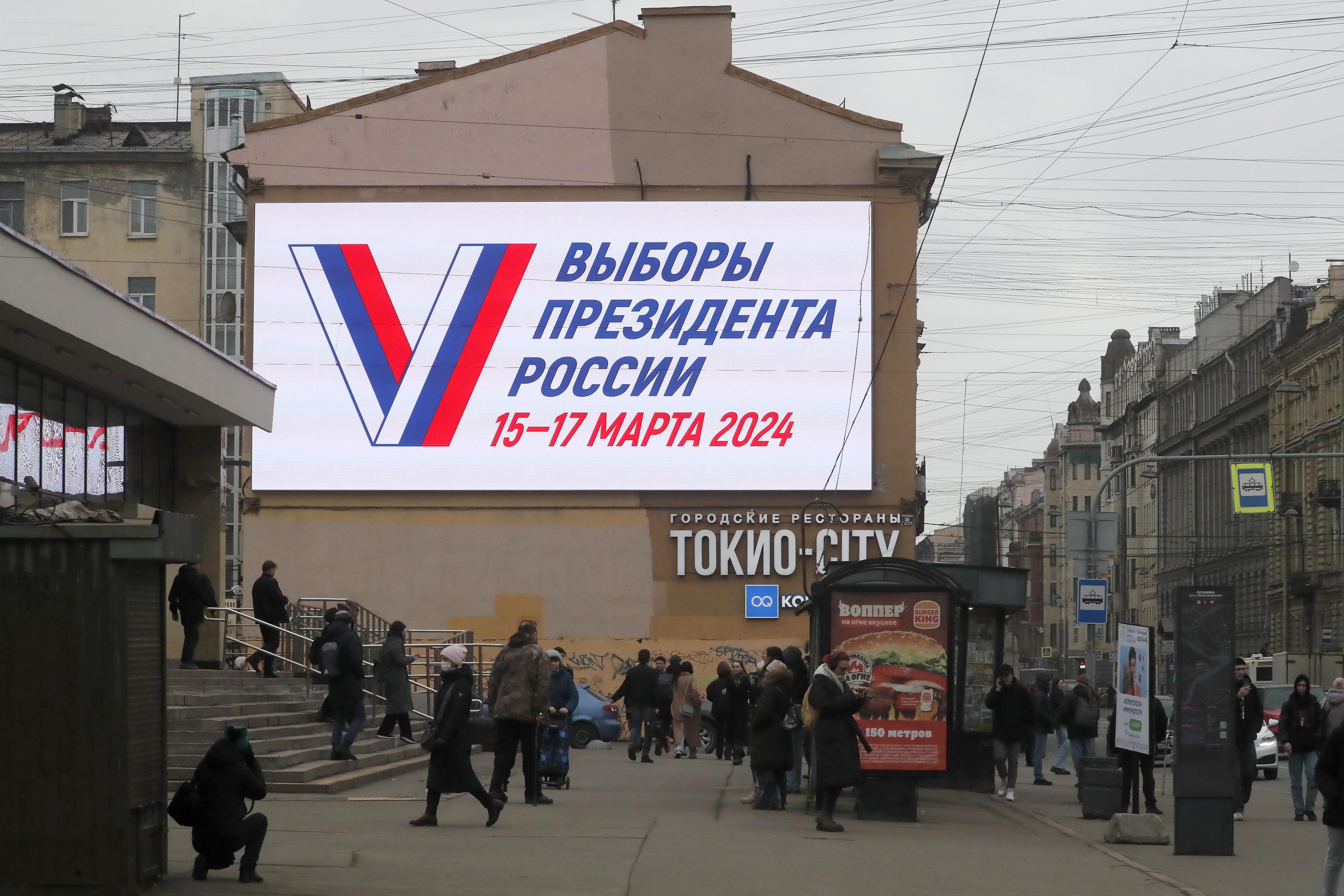 Preparations for upcoming Russian presidential election in St. Petersburg