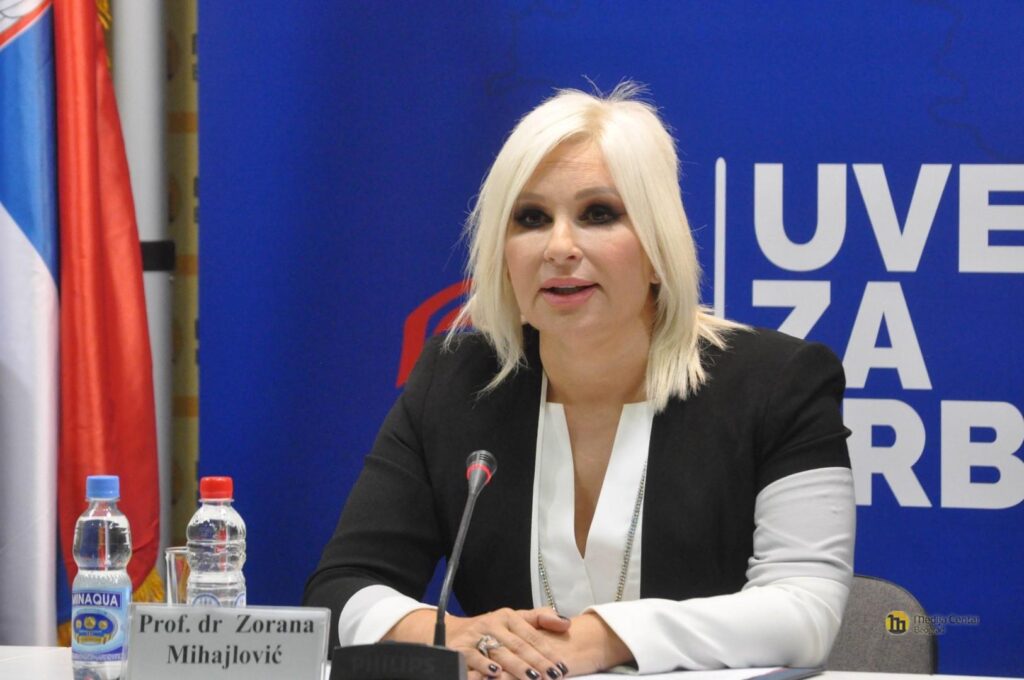 Konferenciju za novinare POKRETA UVEK ZA SRBIJU, zorana mihajlovic