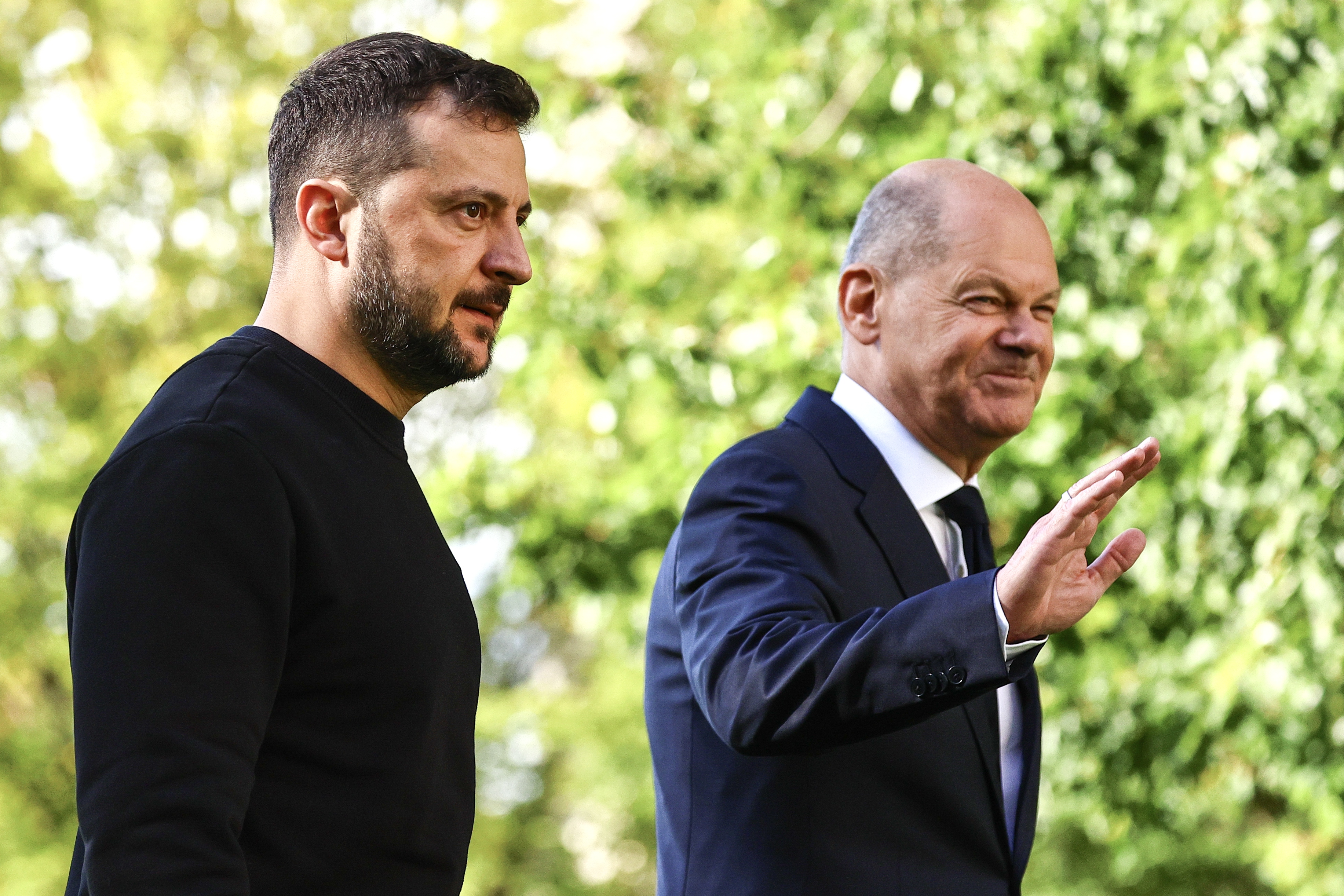 Ukrainian President Volodymyr Zelensky visits Berlin