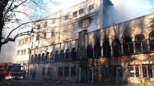 Vrnjačka Banja, hotel, požar Foto: Printscreen/Instagram/192_rs