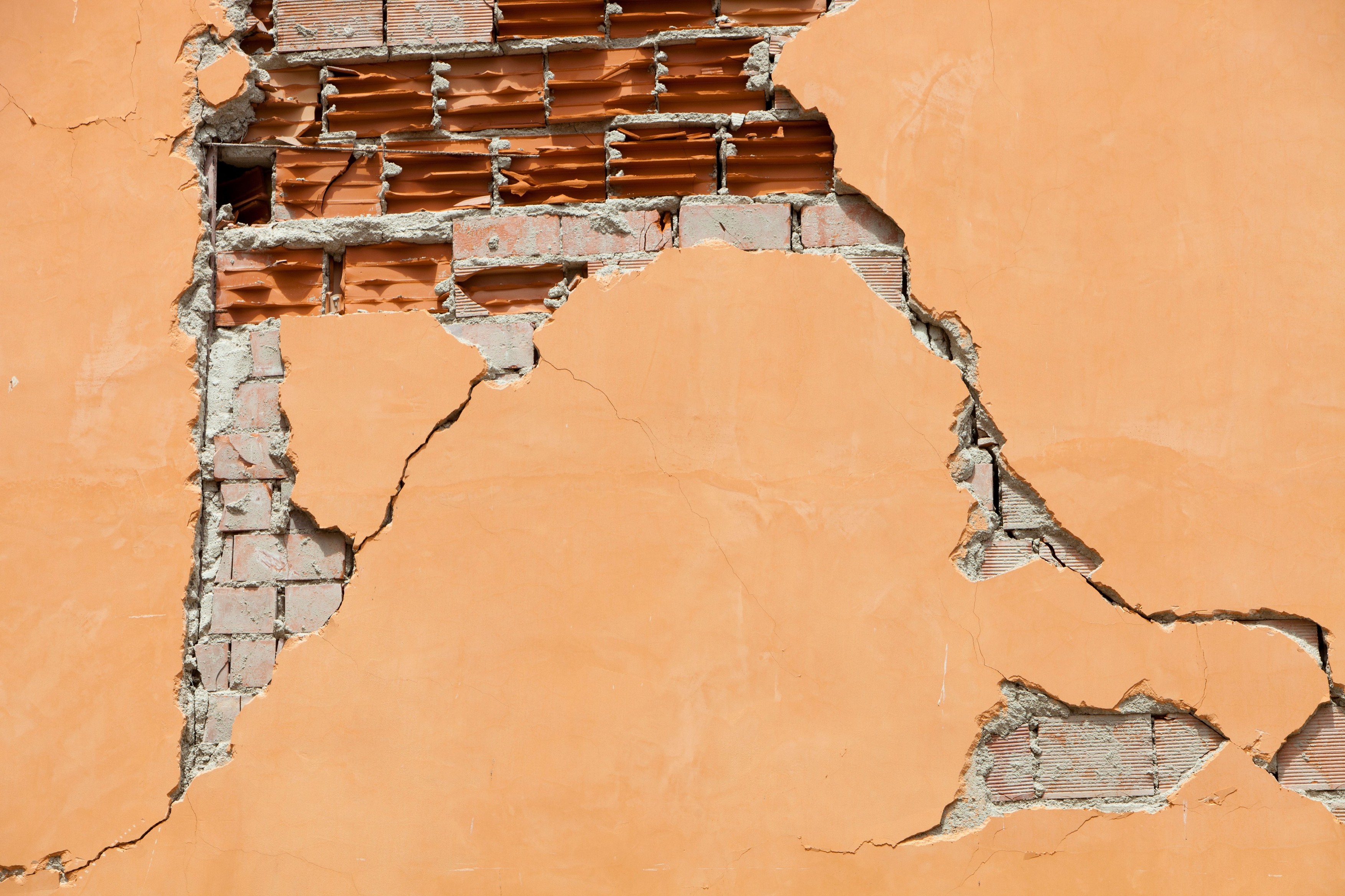 Earthquake damage in Lorca, Spain.