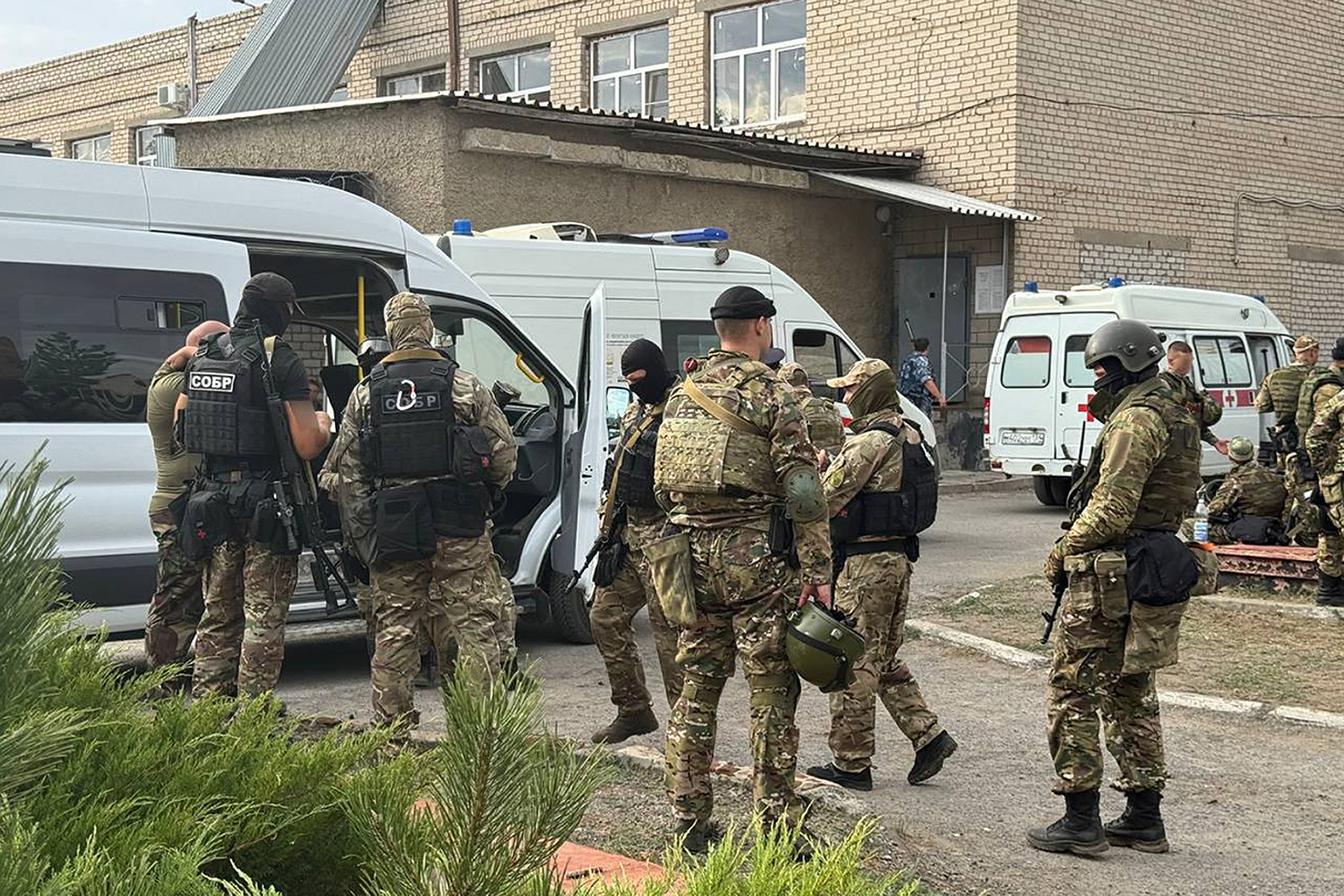 Russia Prison Hostages