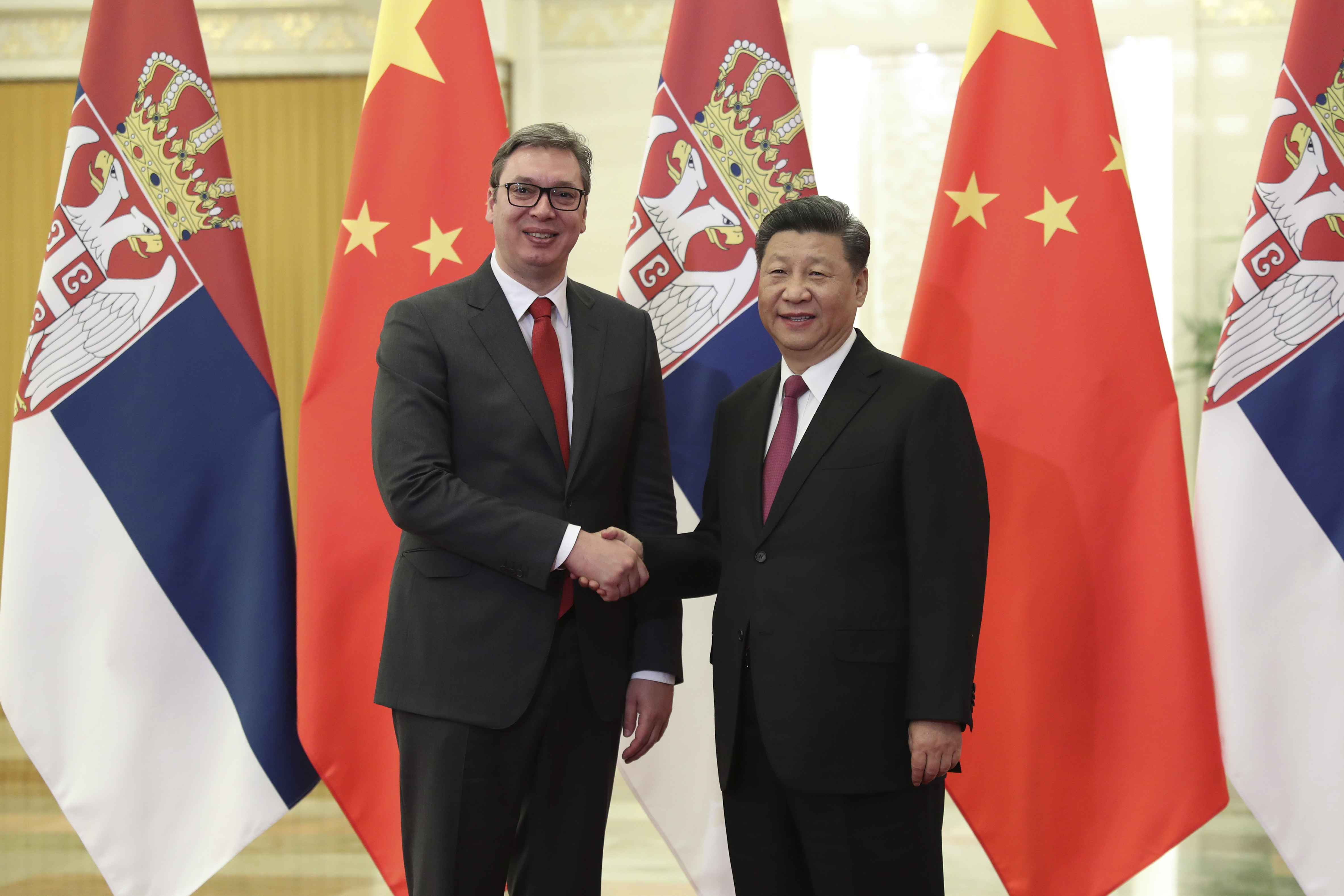 Serbian President Aleksandar Vucic visits China