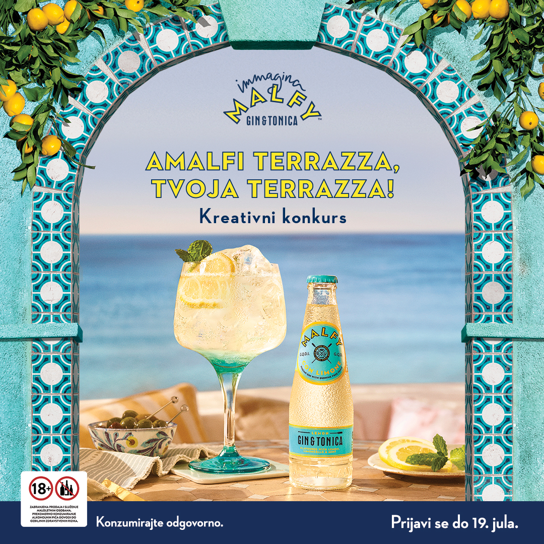 PR, Malfi, AMALFI TERRAZZA, PERNOD RICARD, PR tekst