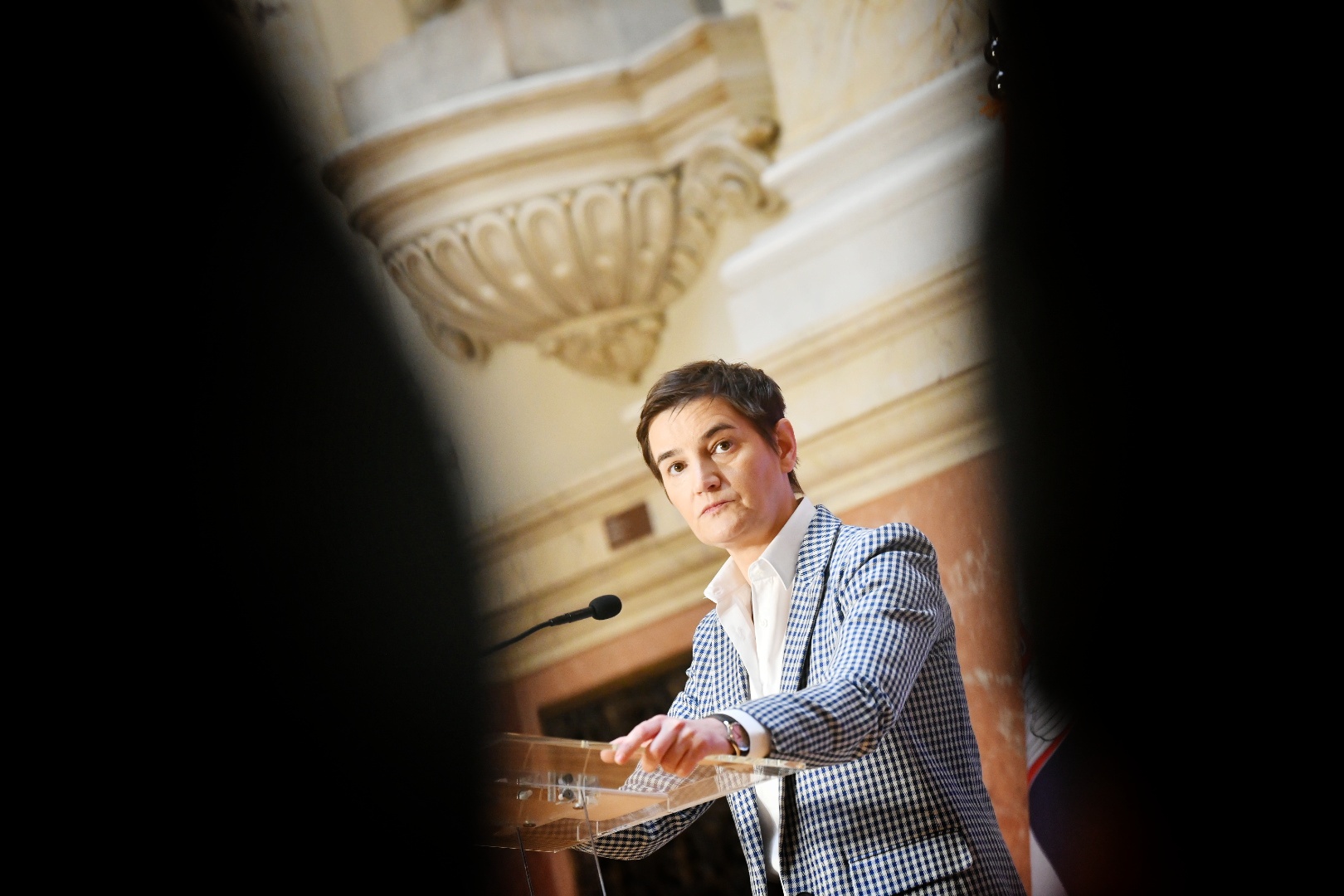 Beograd, 17. april 2024.  Skupština, Sednica vlade, konsultacije, opozicija, Opozicija i vlast. Kolegijum. Konferencija Ane Brnabić, Ana Brnabić Foto: Vesna Lalić/Nova.rs