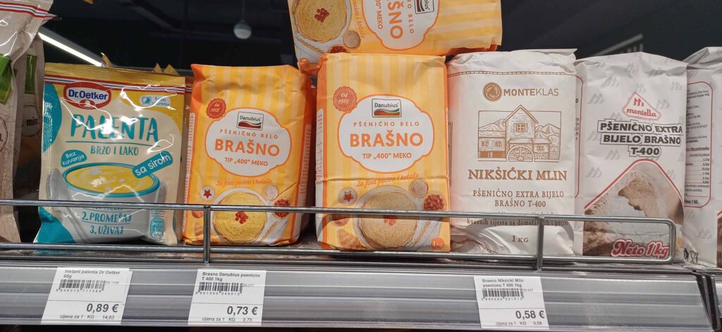 Tema: Koliko koštaju srpski proizvodi u Crnoj Gori, Cene CG, Crna Gora cene, brašno