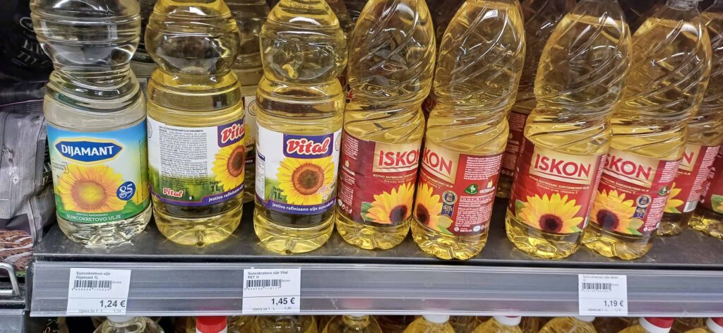 Tema: Koliko koštaju srpski proizvodi u Crnoj Gori, Cene CG, Crna Gora cene, ulje