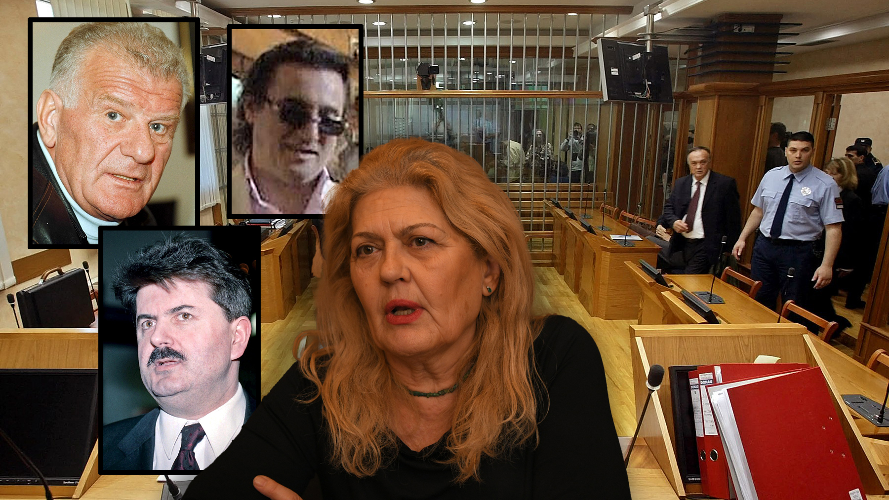 Radmila Dragičević Dičić, Ivan Stambolić, Boško Buha, Joca Amsterdam, suđenje, kombo