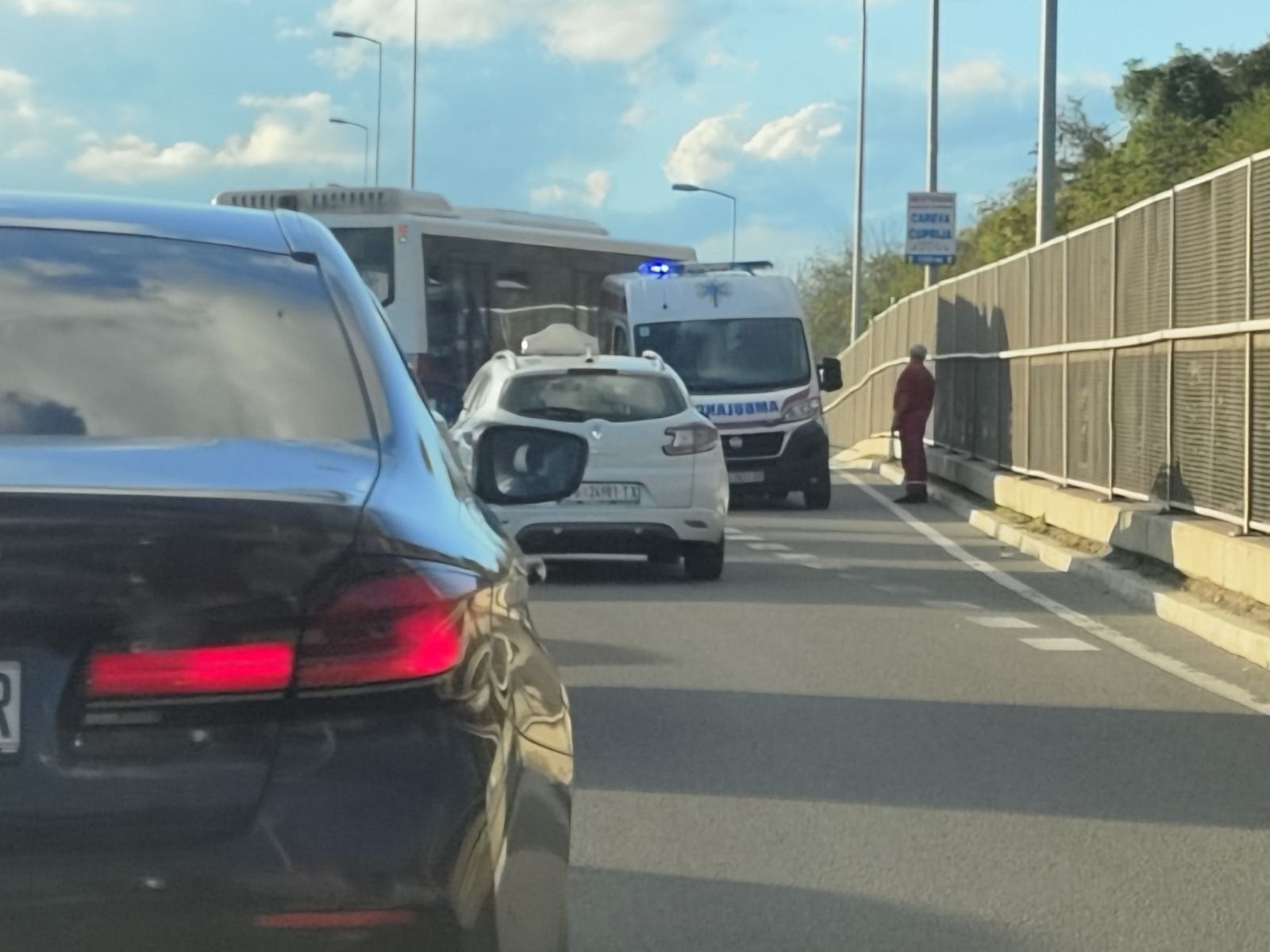 Sudar kod mosta na Adi, Foto: Privatna arhiva