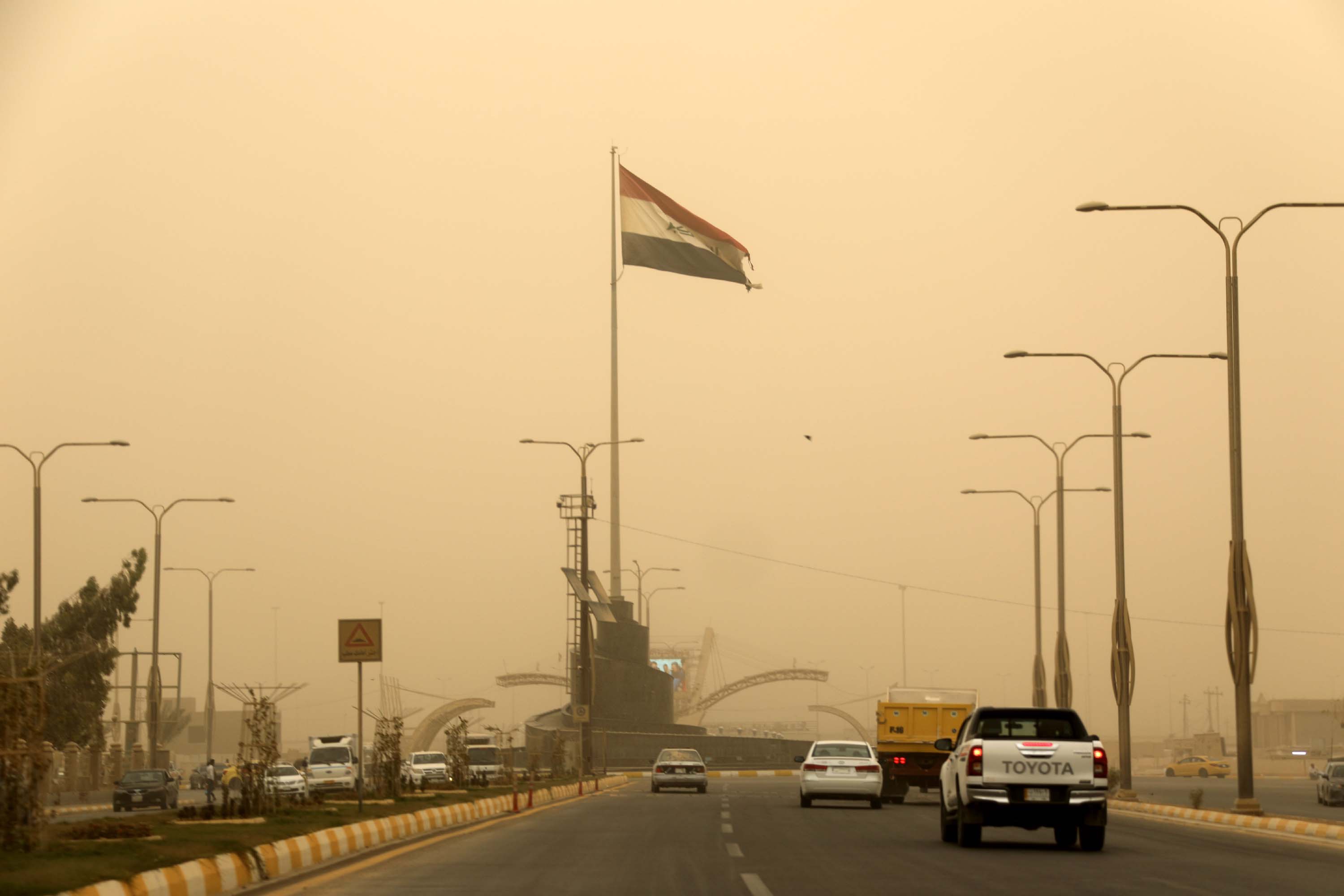 Bagdad, Dust storm in Baghdad
