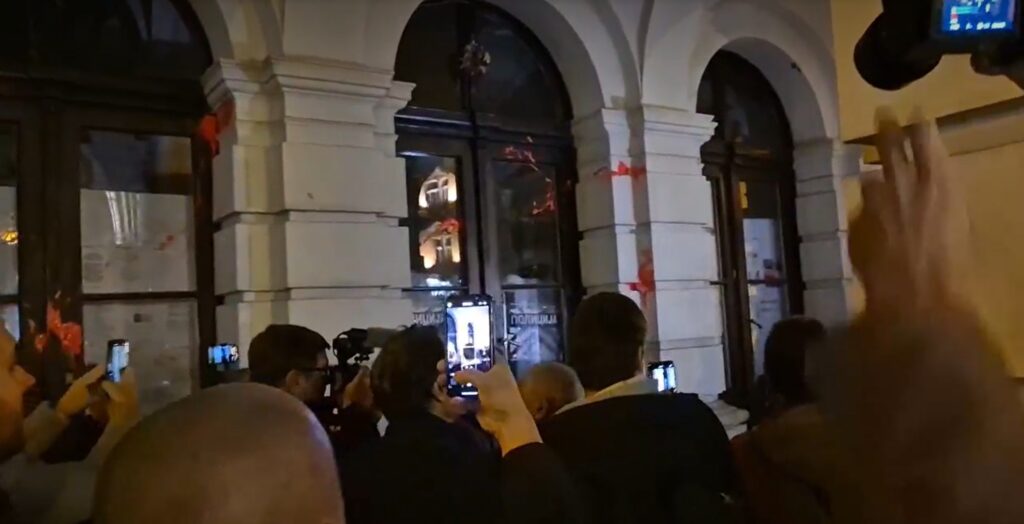 Novi Sad, protest, Gradska kuća, Gradska skupština Foto: N1
