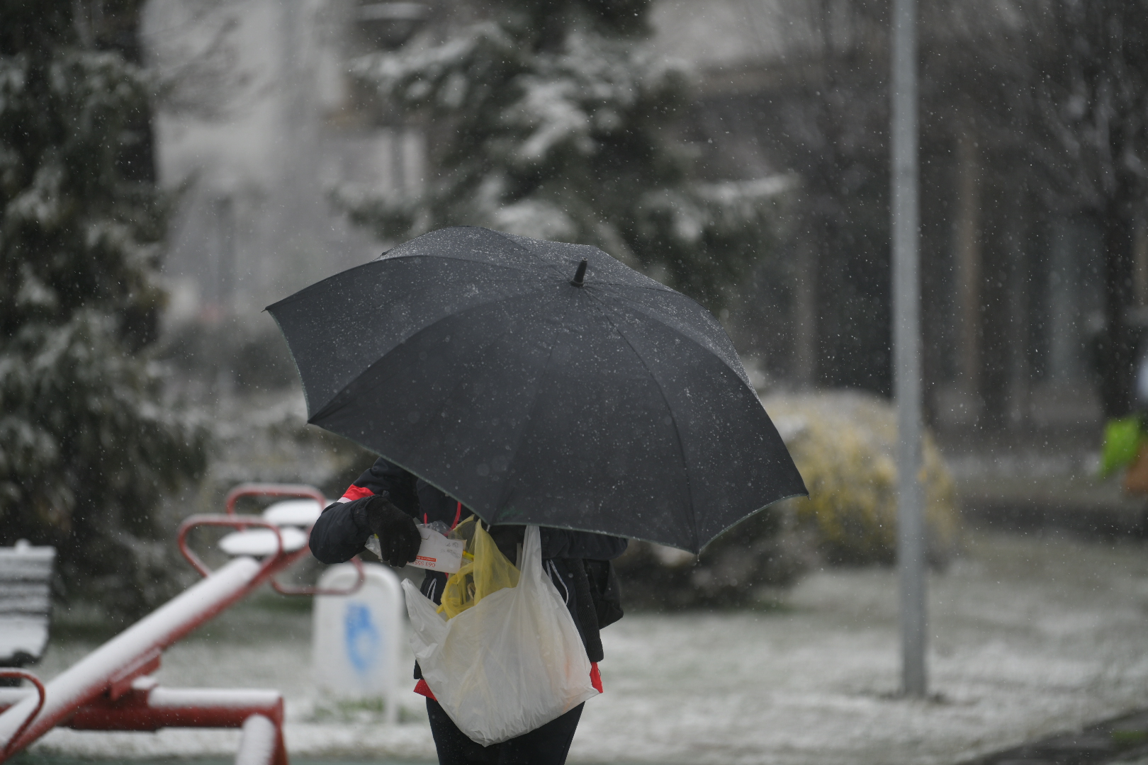 Beograd 11.02.2021. Sneg, vreme, susnezica, hladno