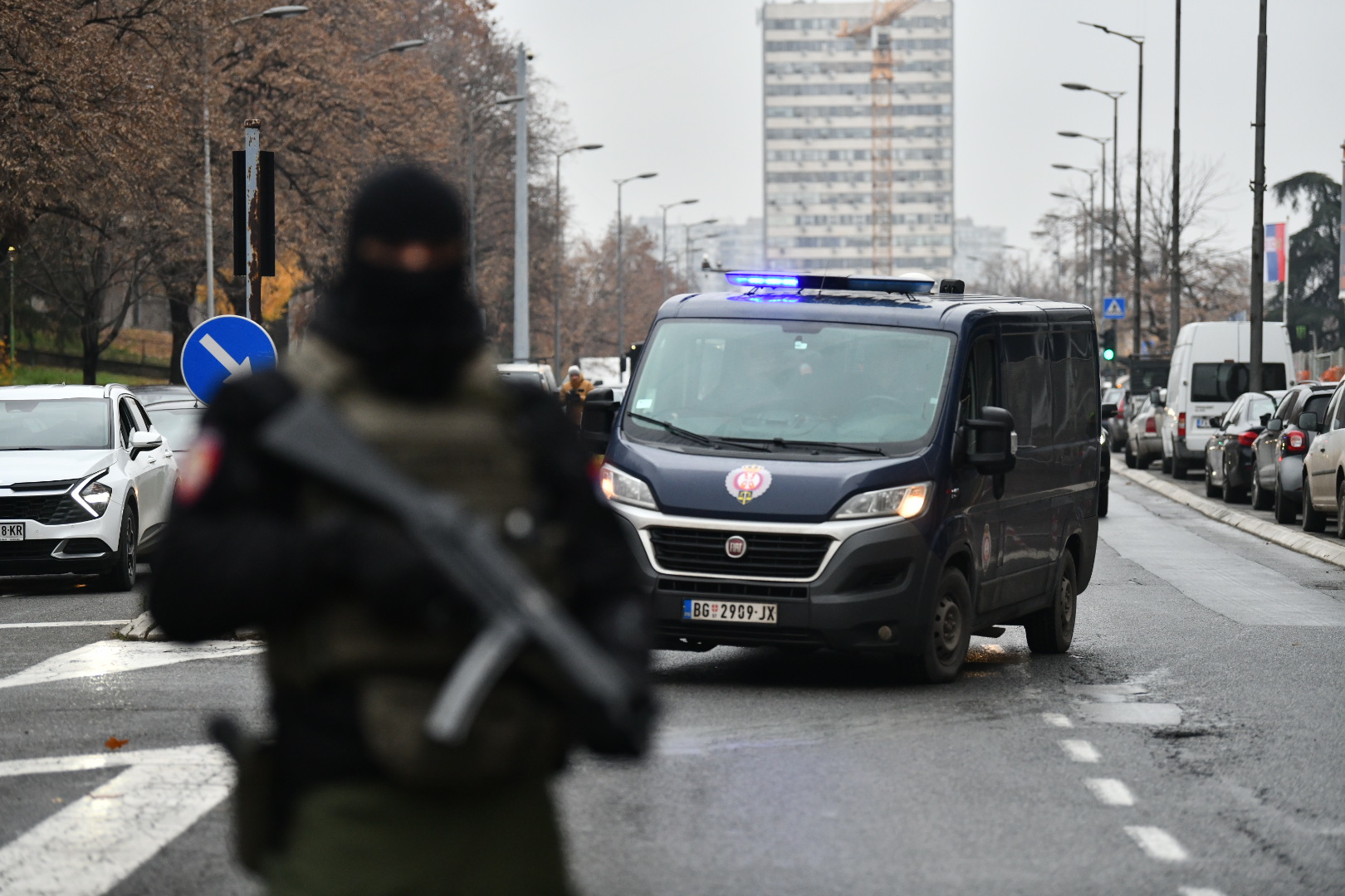 Beograd 12.12.2024. Suđenje Uroš Blažić, izricanje presude, policija Foto: Vesna Lalić/Nova.rs