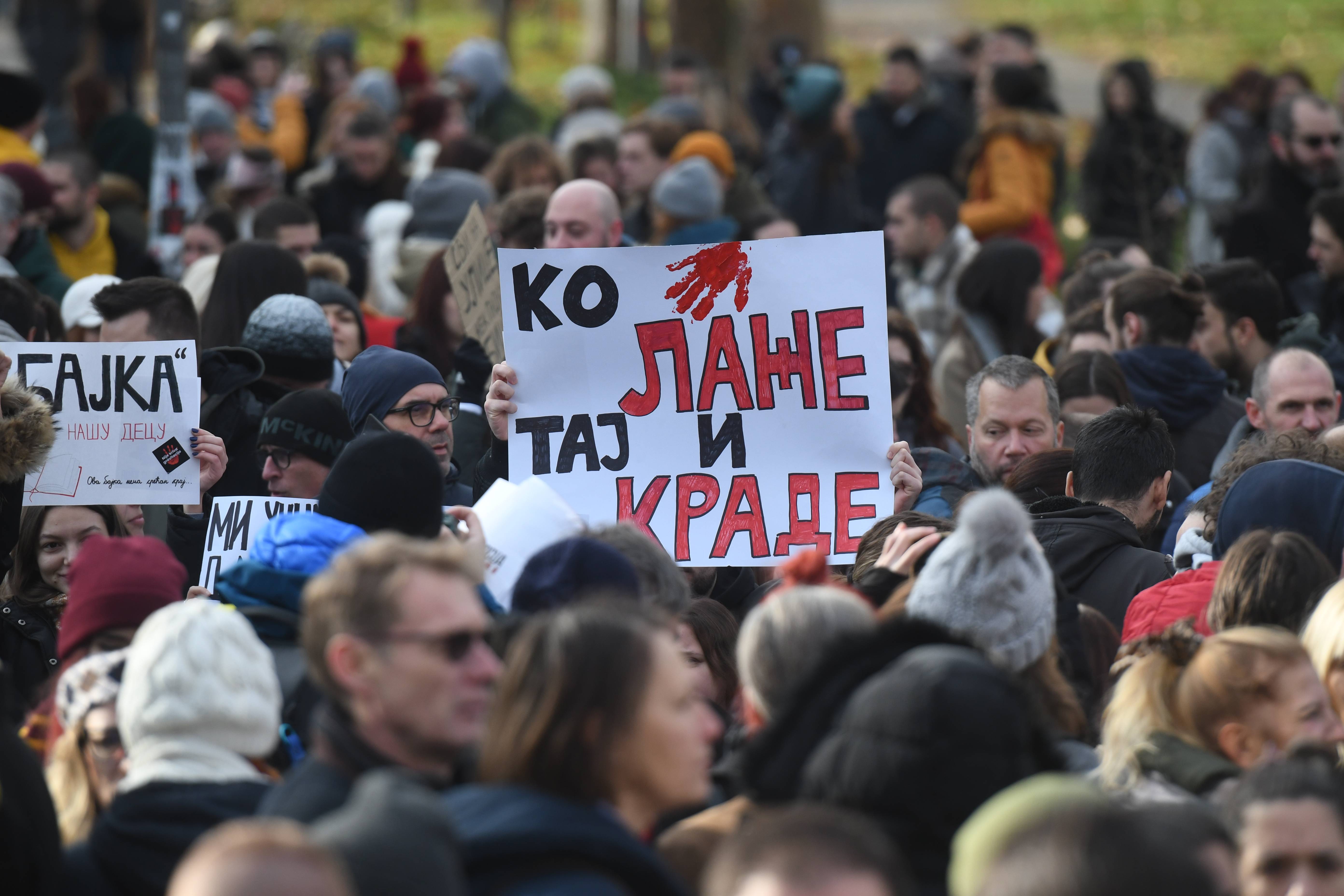 PROTEST U NOVOM SADU