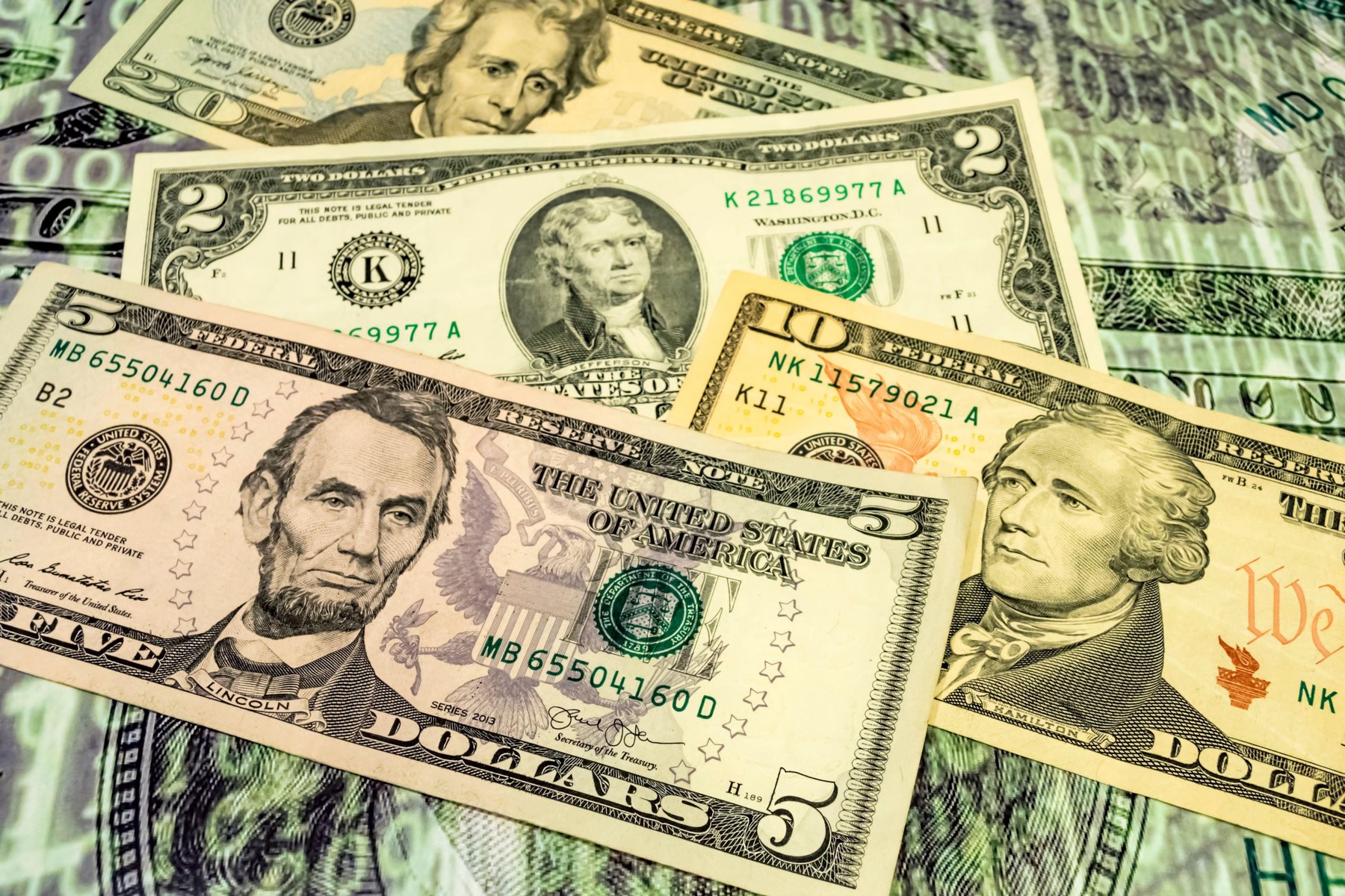 United states dollar, the most widely used currency in the world