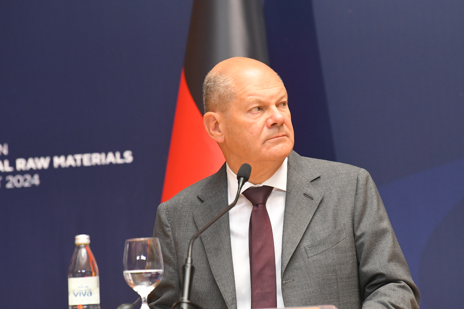 Beograd 19. jul 2024. Konferencija za novinare nakon odrzanog sastanka Aleksandra Vučića i nemačkog kancelara Olafa Šolca Foto:Amir Hamzagić/Nova.rs