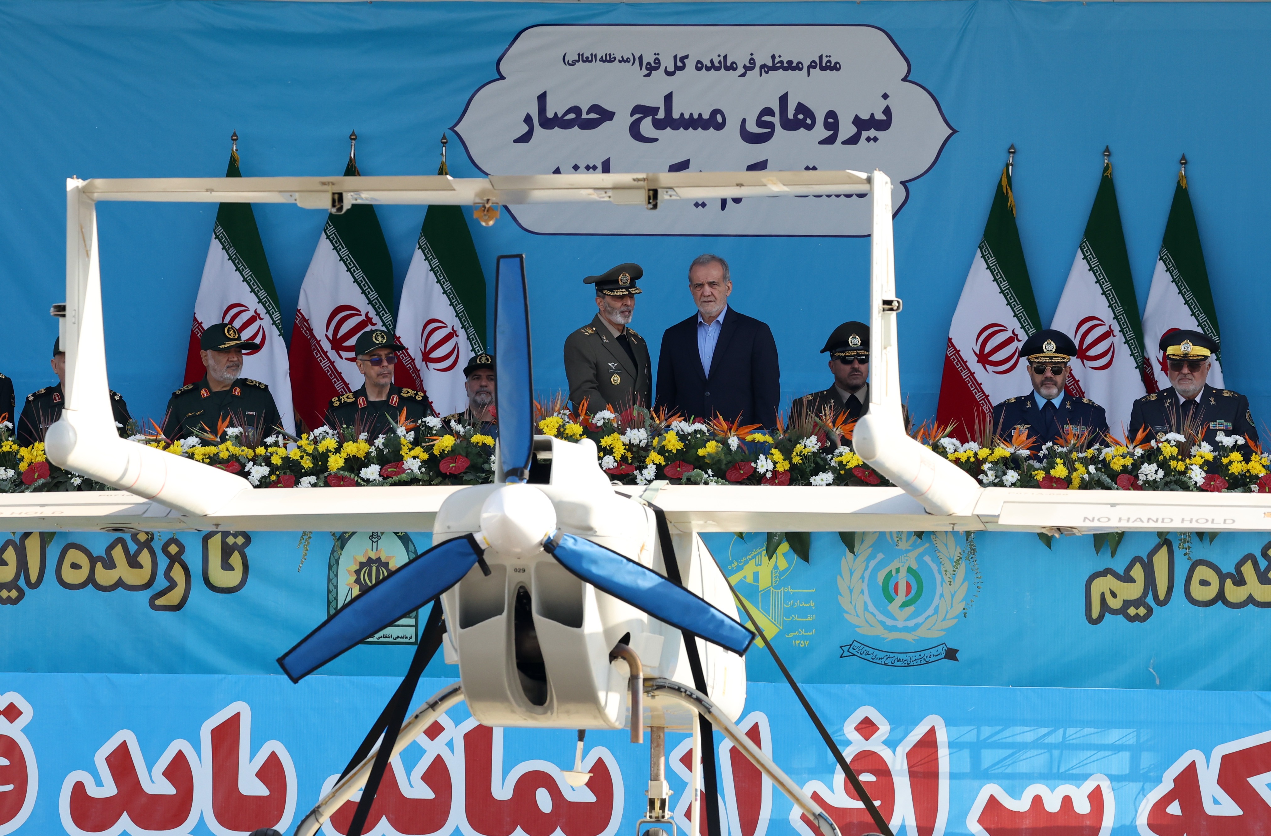 Iran holds annual military parade in Tehran marking anniversary of Iran-Iraq war