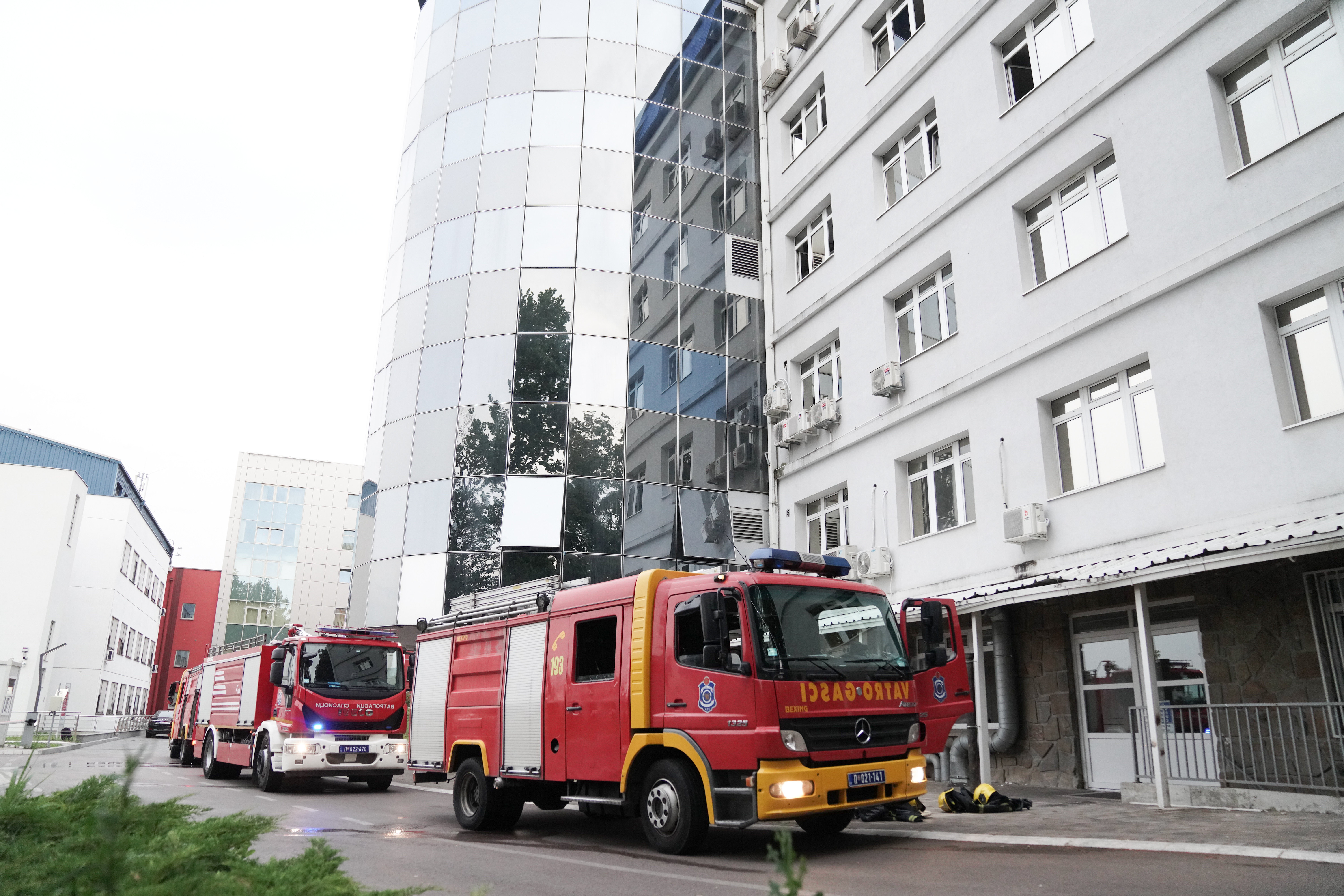 Bolnica dr Dragiša Mišović, požar, vatrogasci