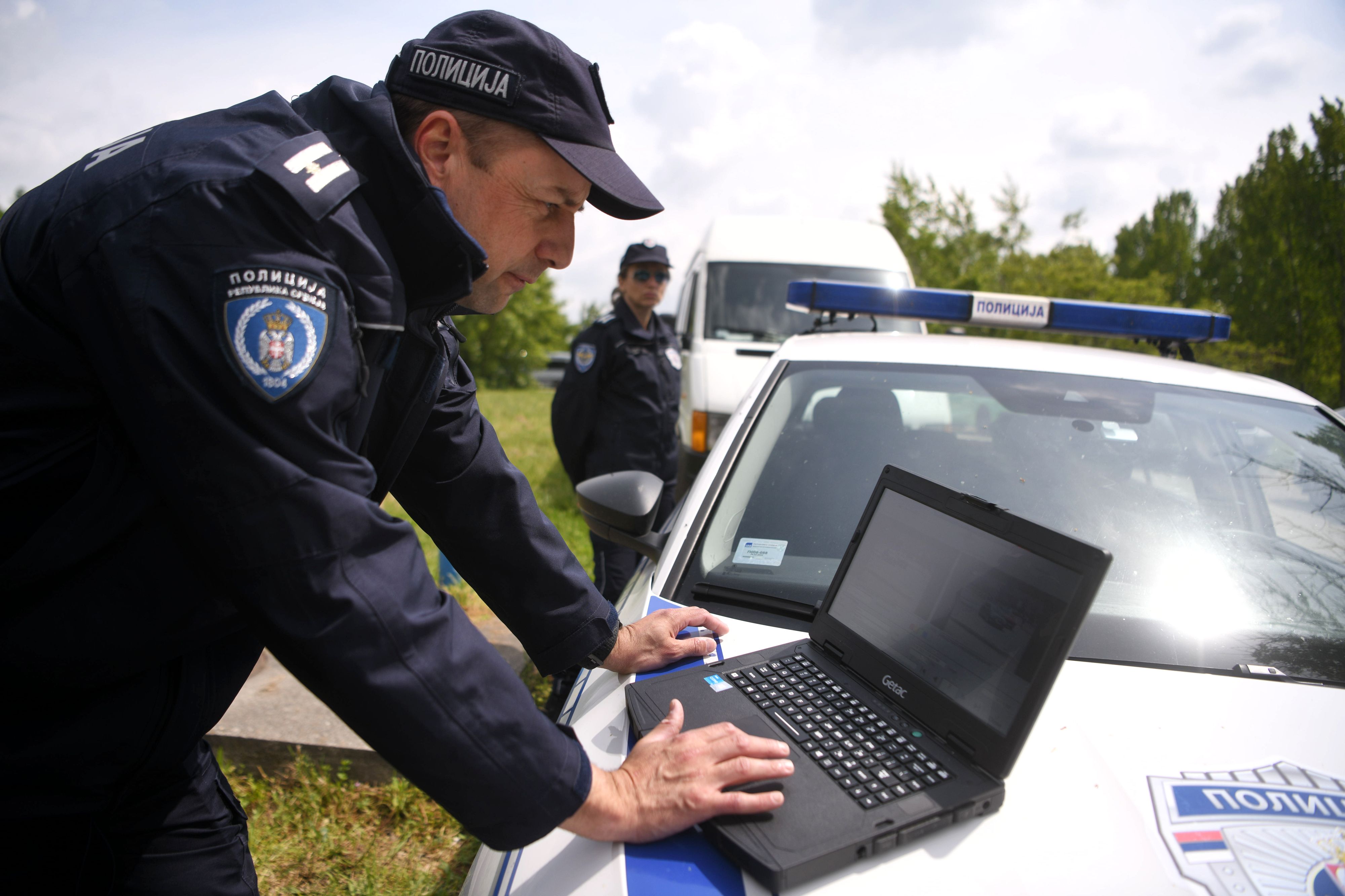 Beograd 26.04.2023. Policijski radar, merenje brzine, Dual radar, saobraćajna policija Foto: Filip Krainčanić/Nova.rs