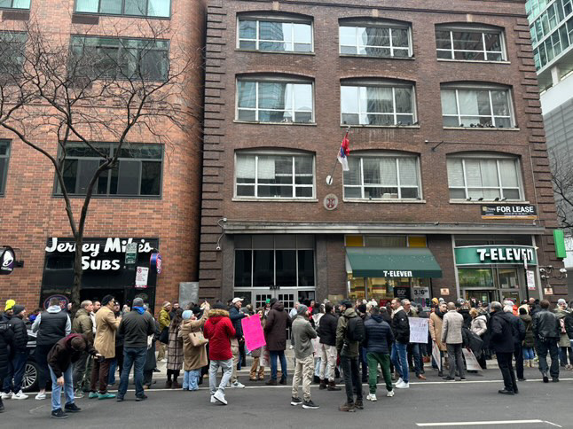 Srbi u Čikagu podrška studentima