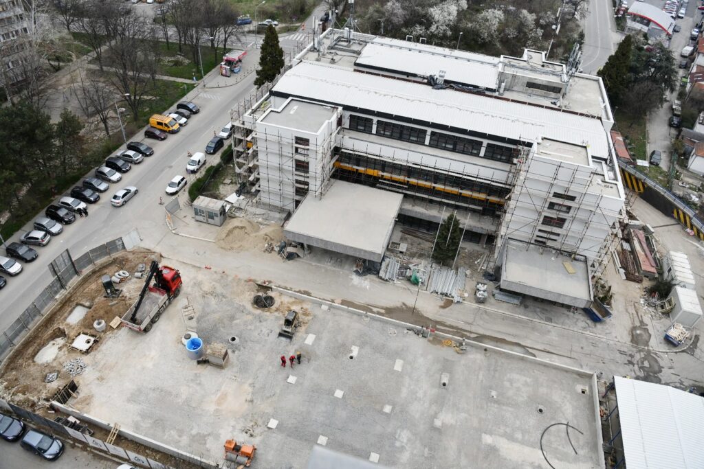 Beograd, 29. februar 2024. ljermontova, MUP, Rekonstrukcijija, Rekonstrukcija zgrade MUP-a u Ljermontovljevoj, Radoviđ, SUP Foto:Vesna Lalić/Nova.rs