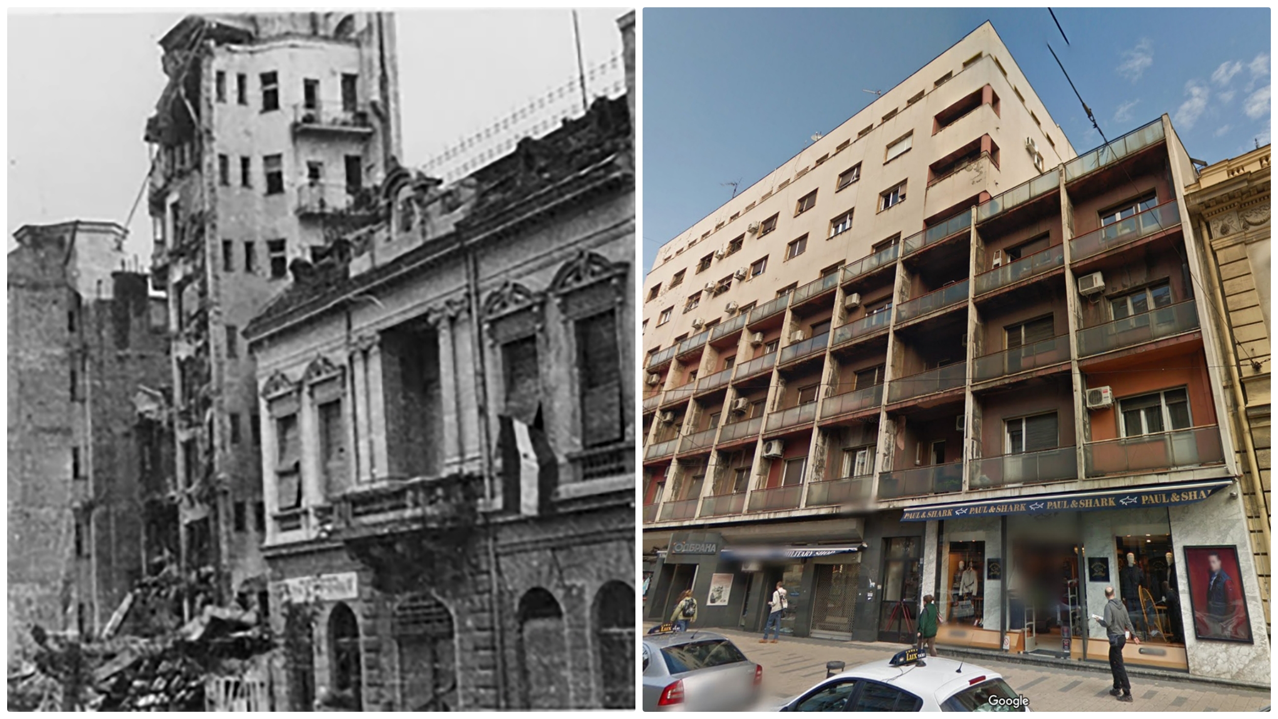 Oslobođenje Beograda, Vasina 22, Miniranje zgrade