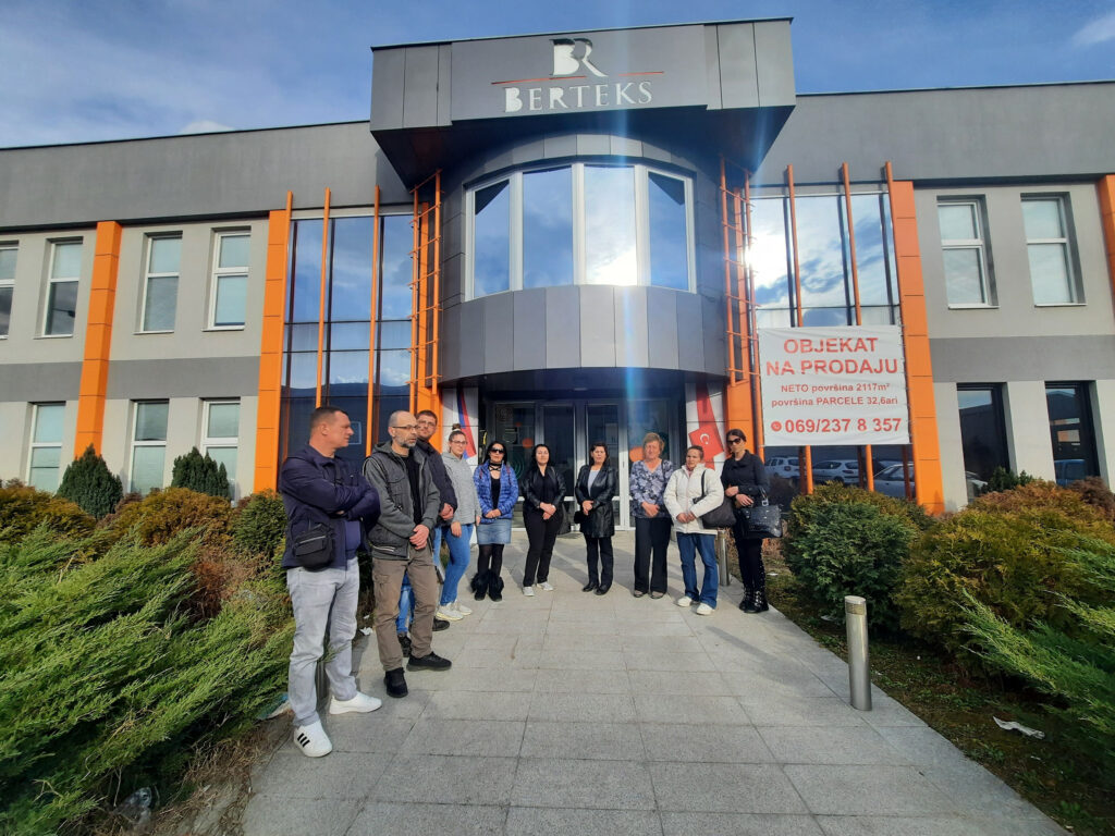 protest radnika Berteksa Kragujevac