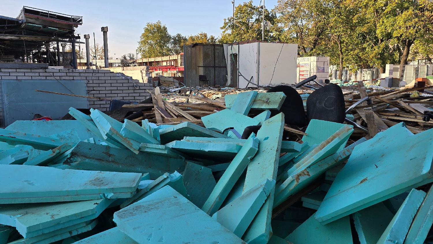 Rušenje Beogradske autobuske stanice, Foto: Fonet