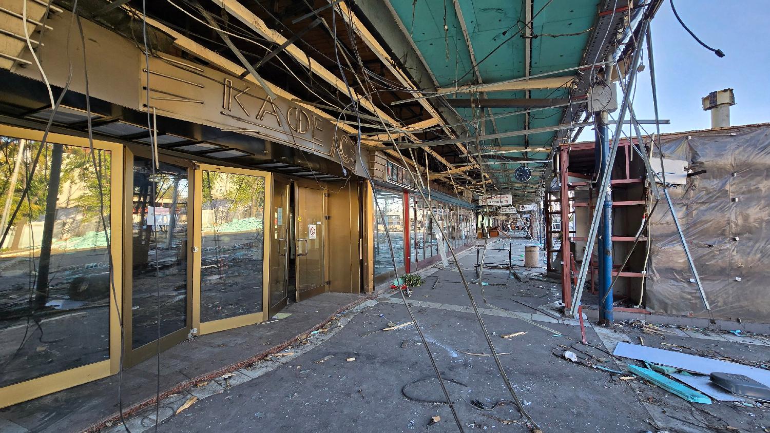 Rušenje Beogradske autobuske stanice, Foto: Fonet