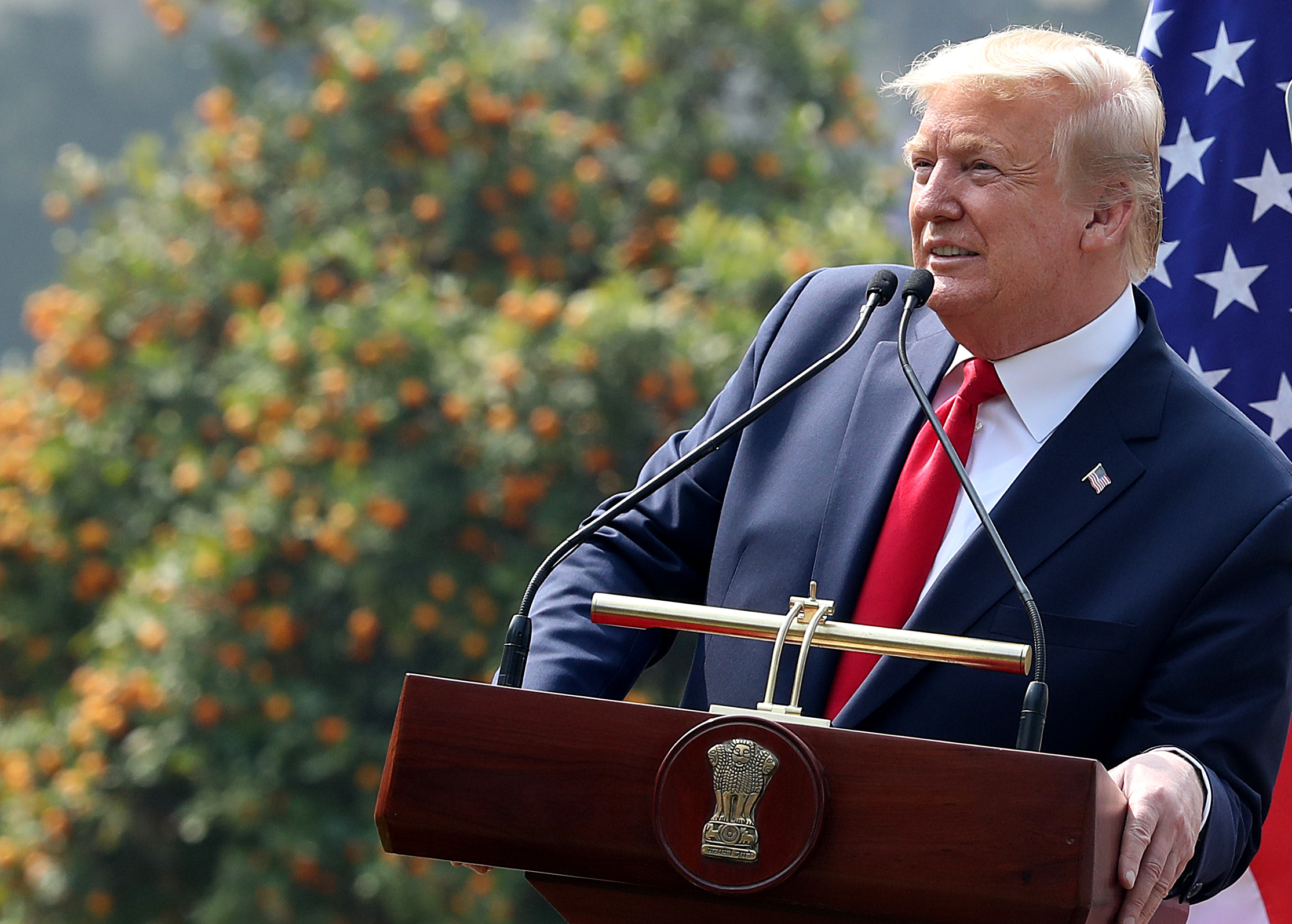 Donald Tramp Foto:EPA-EFE/HARISH TYAGI