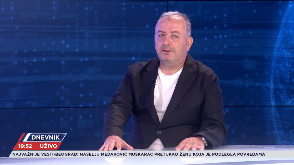 Zlatko Crnogorac, gost, emisija Dnevnik Foto: Nova