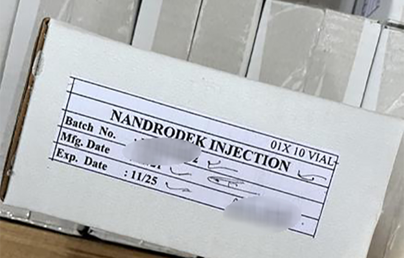 Aerodrom-Pregled sumnjive posiljke-Anabolicka sredstva