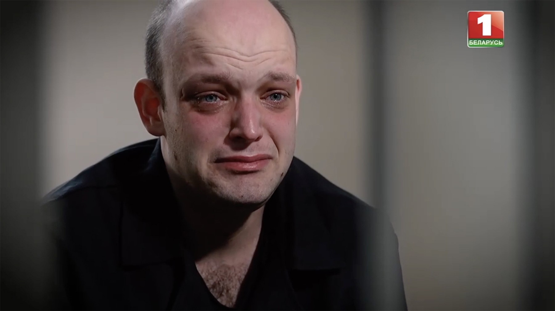 Rico Krieger, 29, an employee of the German Red Cross sentenced to death in Belarus, was paraded on TV