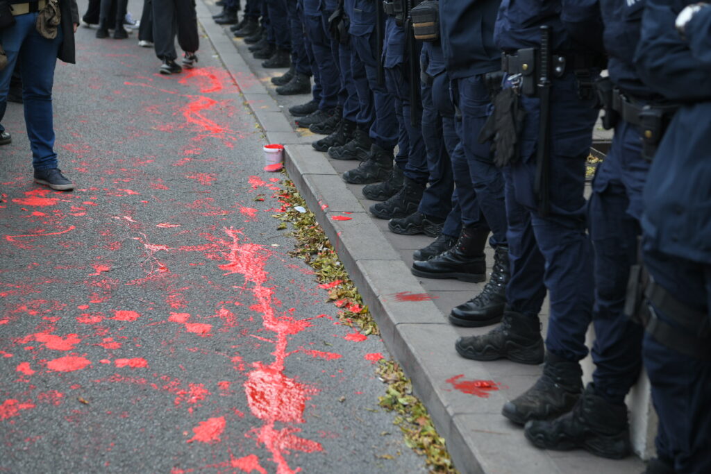 Beograd 03.11.2024. Protest ispred zgrade Ministarstva građevine Foto: Amir Hamzagić/Nova.rs