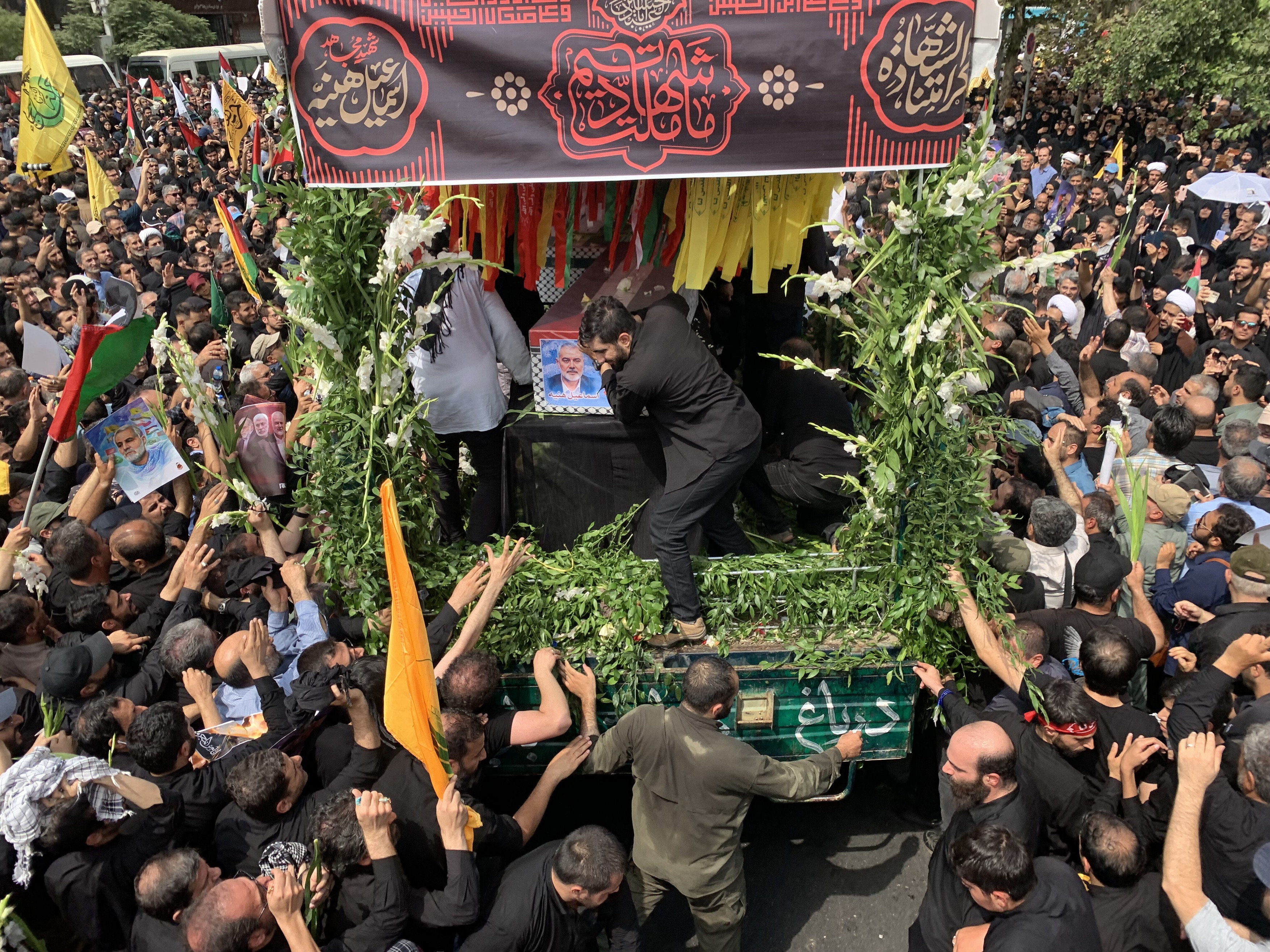 Funeral prayer of the Hamas political chief Ismail Haniyeh in Tehran