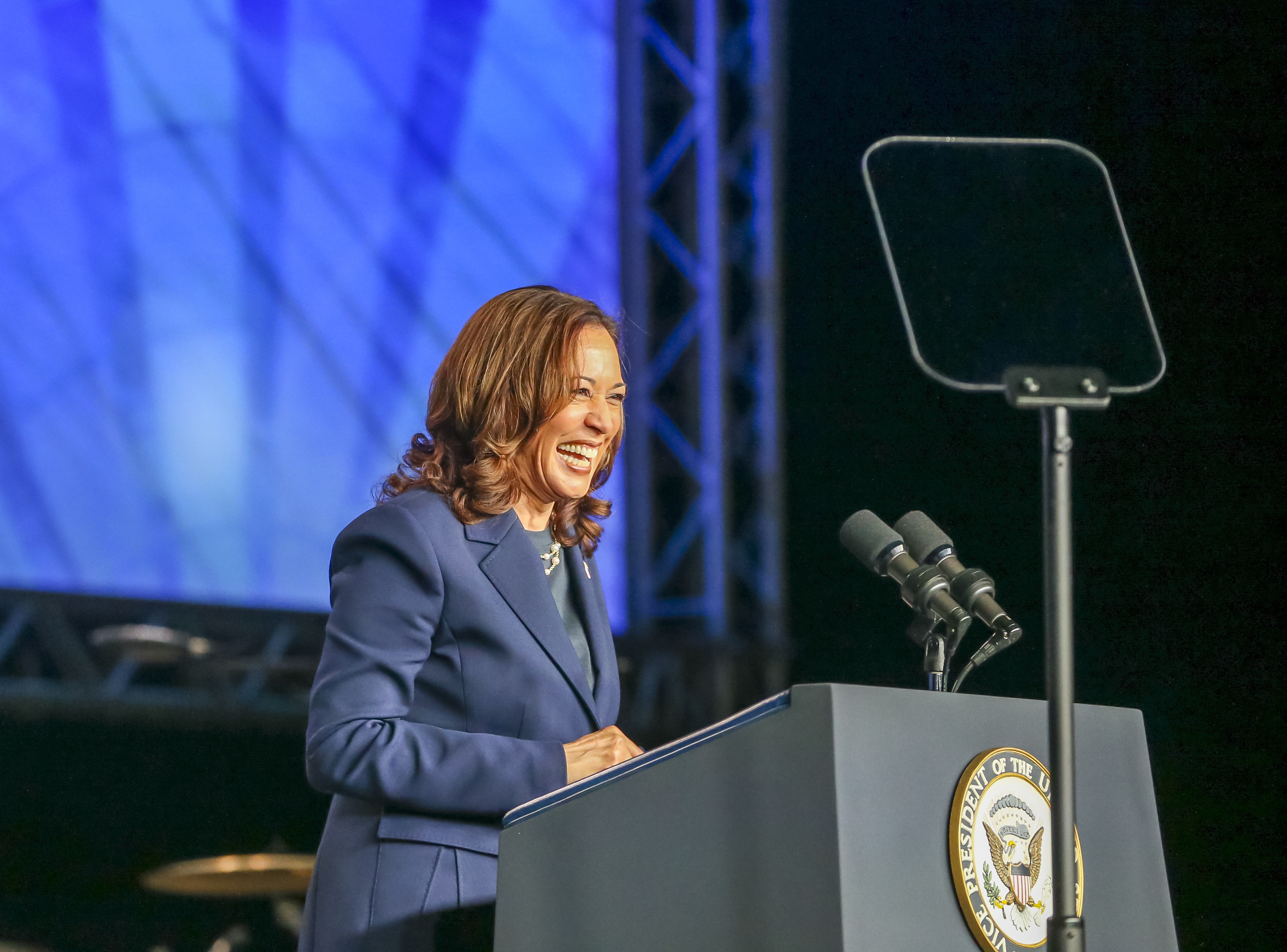 US Vice President Kamala Harris at Sigma Gamma Rho Boule in Houston, Texas