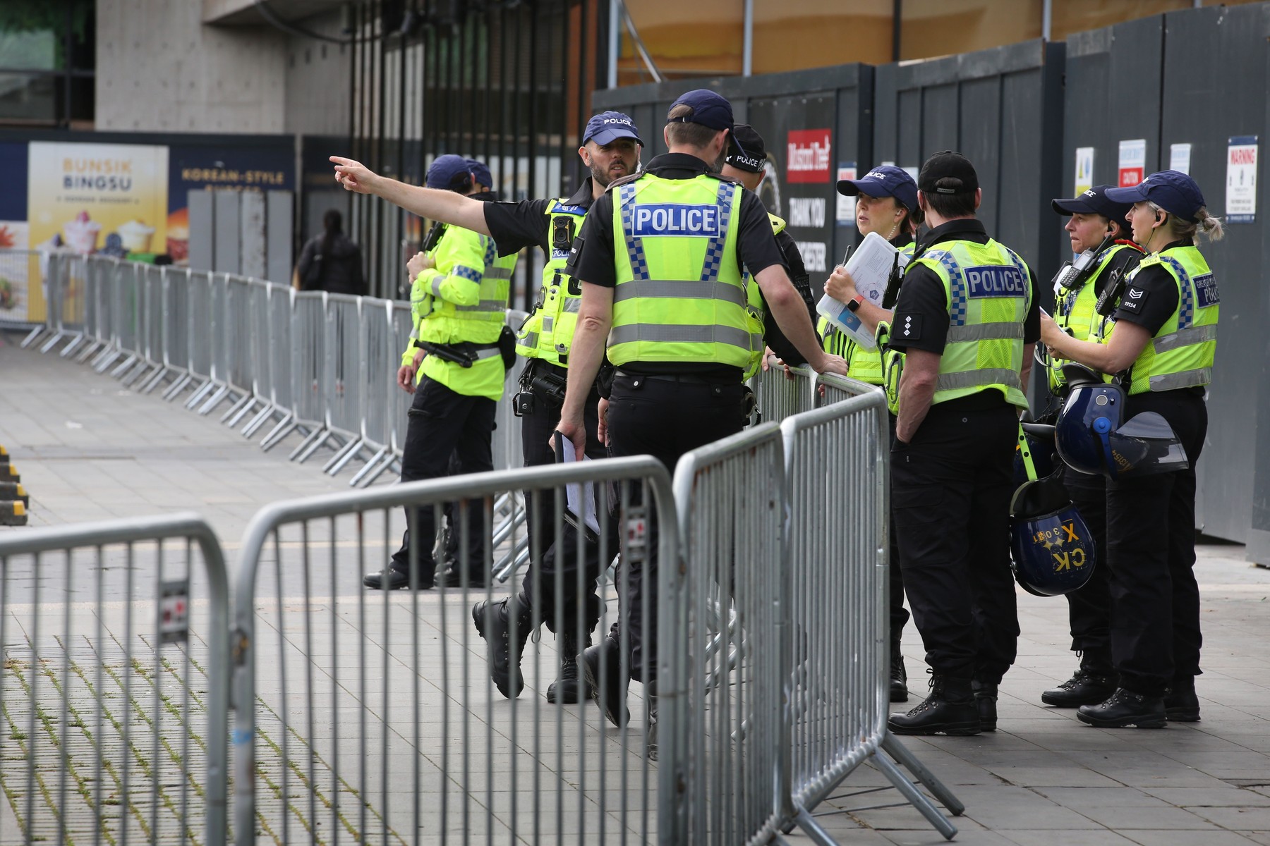 Protesters demonstrate following children's Murder in Manchester, England, Uk - 03 Aug 2024