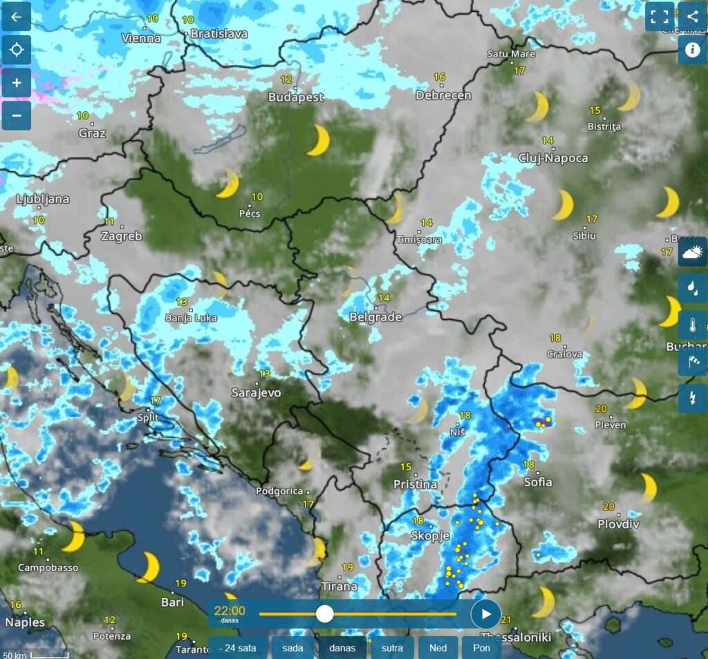 Vremenska prognoza, upozorenja i najave