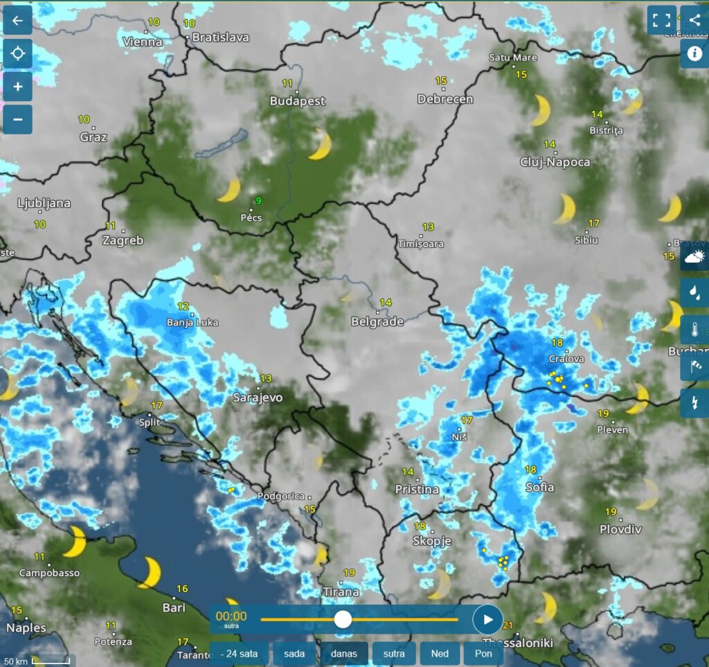 Vremenska prognoza, upozorenja i najave