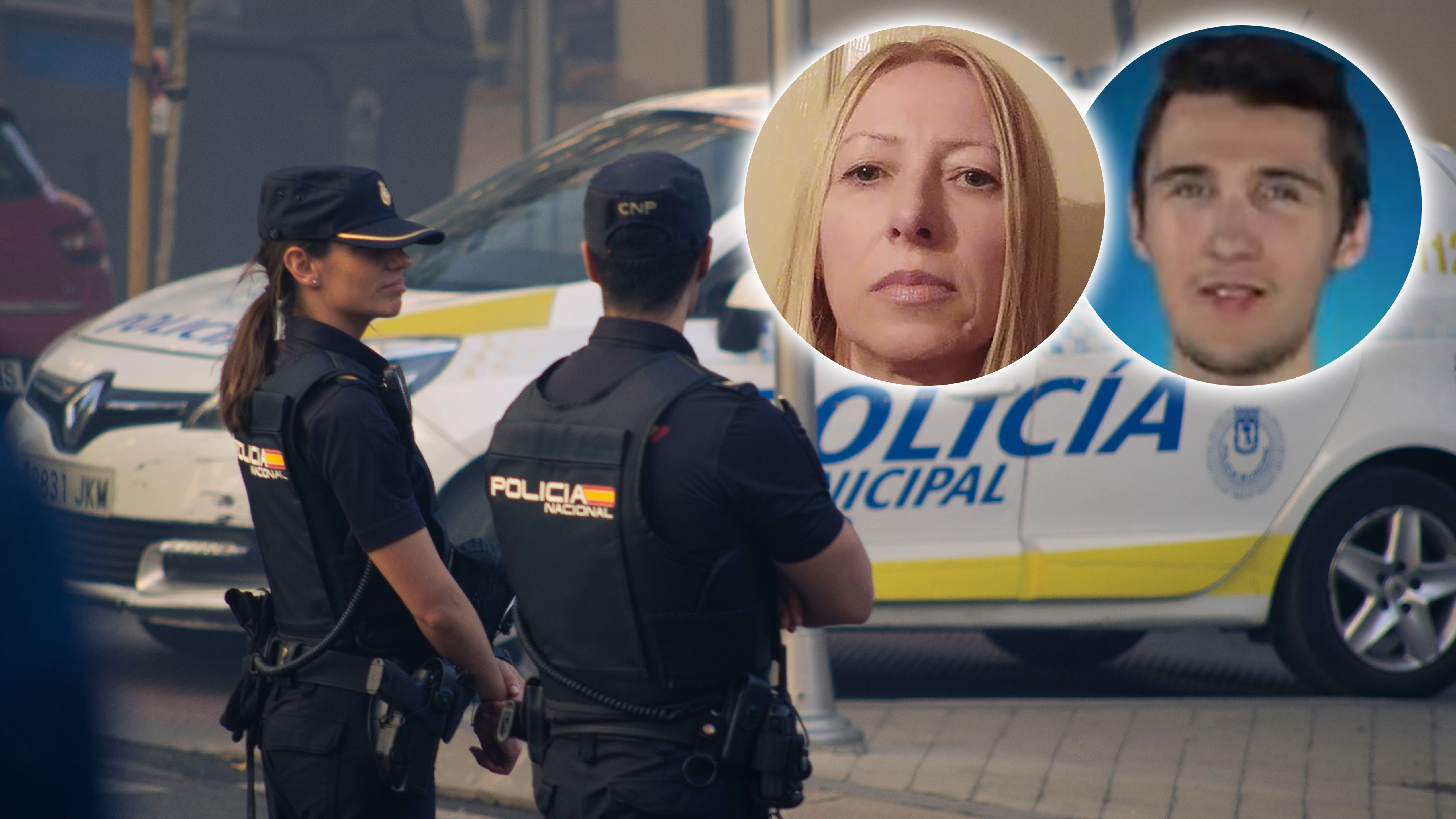 Madrid, Madrid, Spain, 26062022. Nestala Ratka Jovanović i nestali Aleksandar Gligorijević sa nekom policijom (spanska ili kipra) kombo