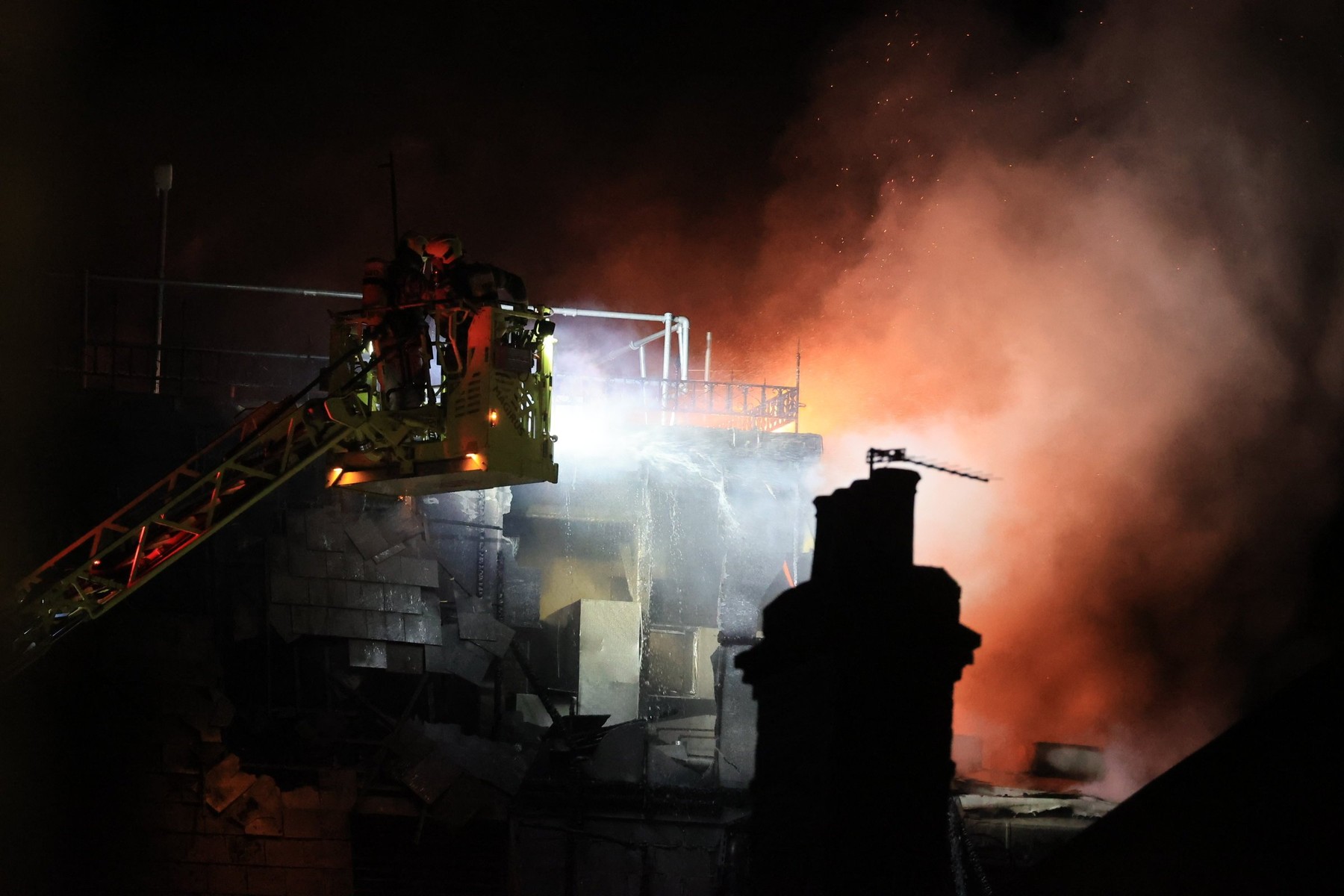 Forest Gate Police Station Fire, London, UK - 06 Mar 2024