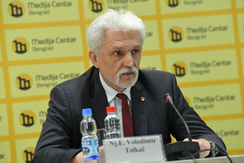 Beograd 09.01.2024. Nj.E. Volodimir Tolkač, ambasador Ukrajine u Republici Srbiji Foto: Amir Hamzagić/Nova.rs