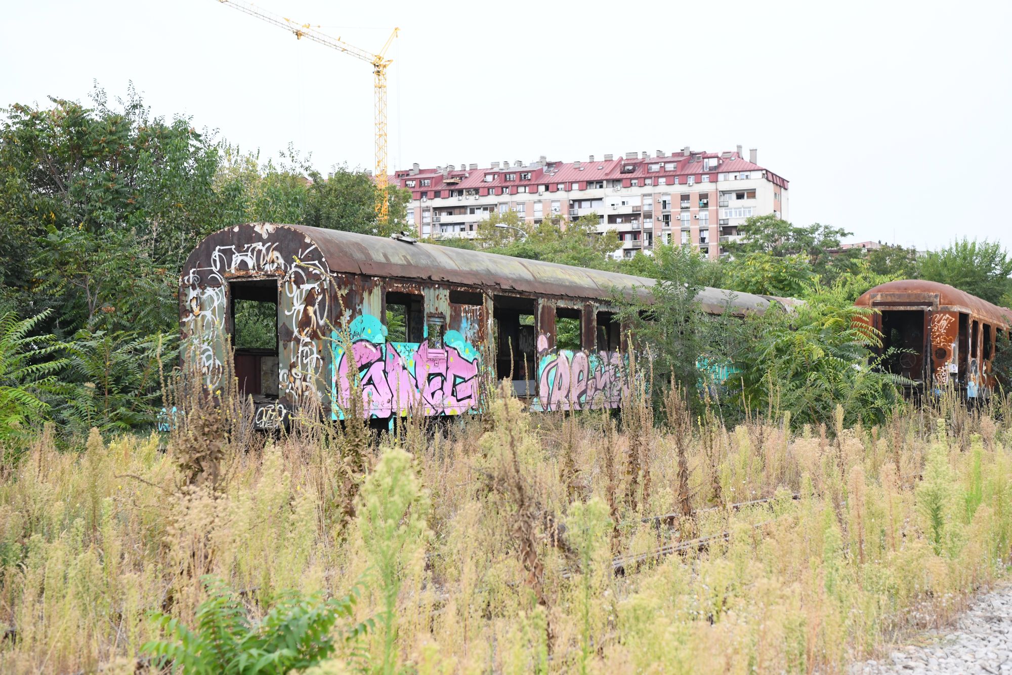 Beograd 25.09.2020. Hronika obesio se muskarac, vagon, vagoni, stari