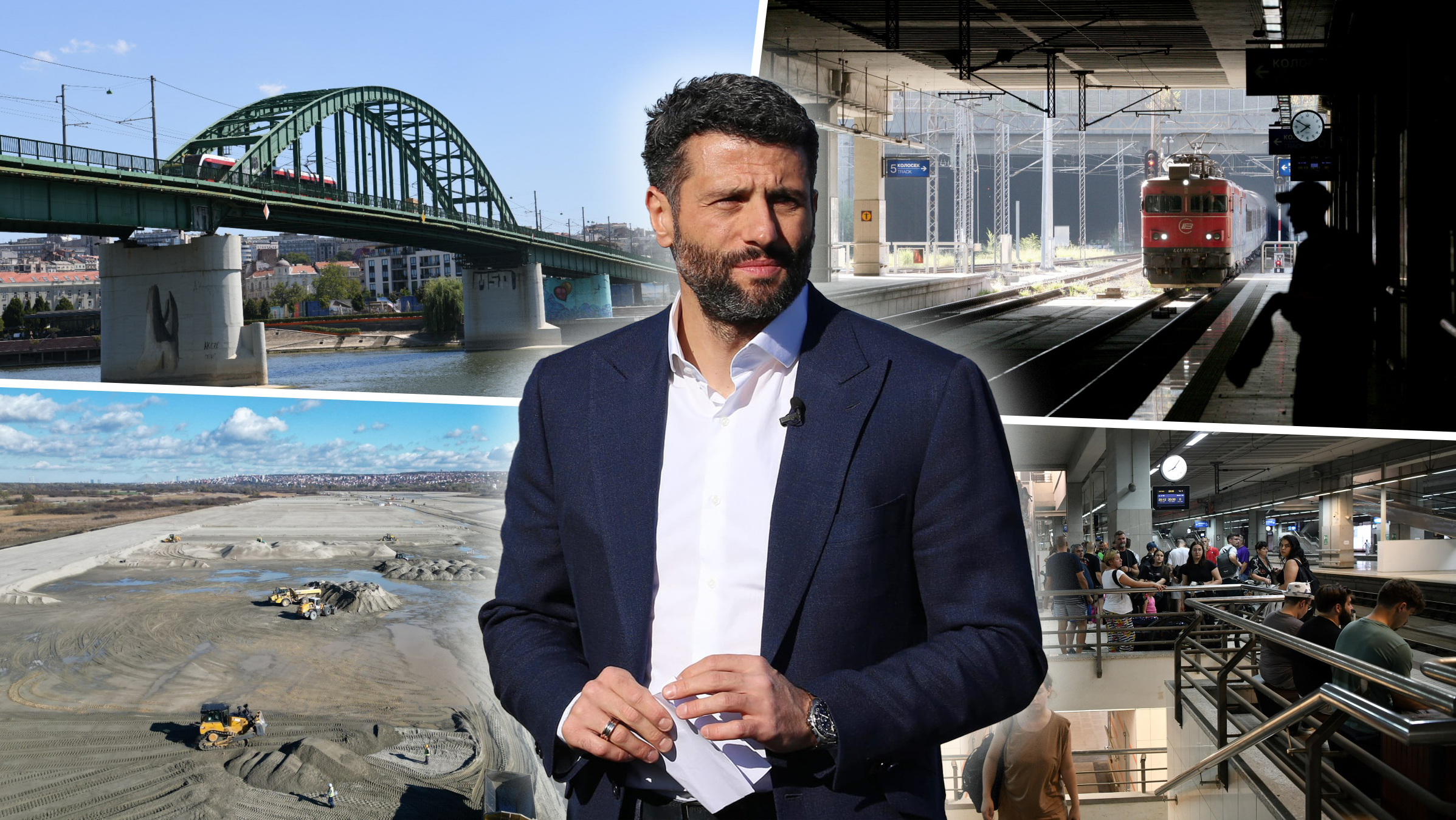 kaver: Šapić i Stari savski most u fokusu, iza Železnička stanica, pokrivalica za metro, Prokop, Projekti beogradske vlasti kojima se kraj ne nazire, pa se pitamo koliko ćemo nda čekati novi most na Savi