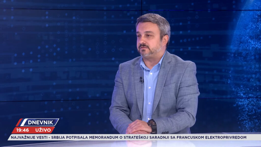 Petar Vojinović, Tango Six, gost, emisija Dnevnik Foto: Nova